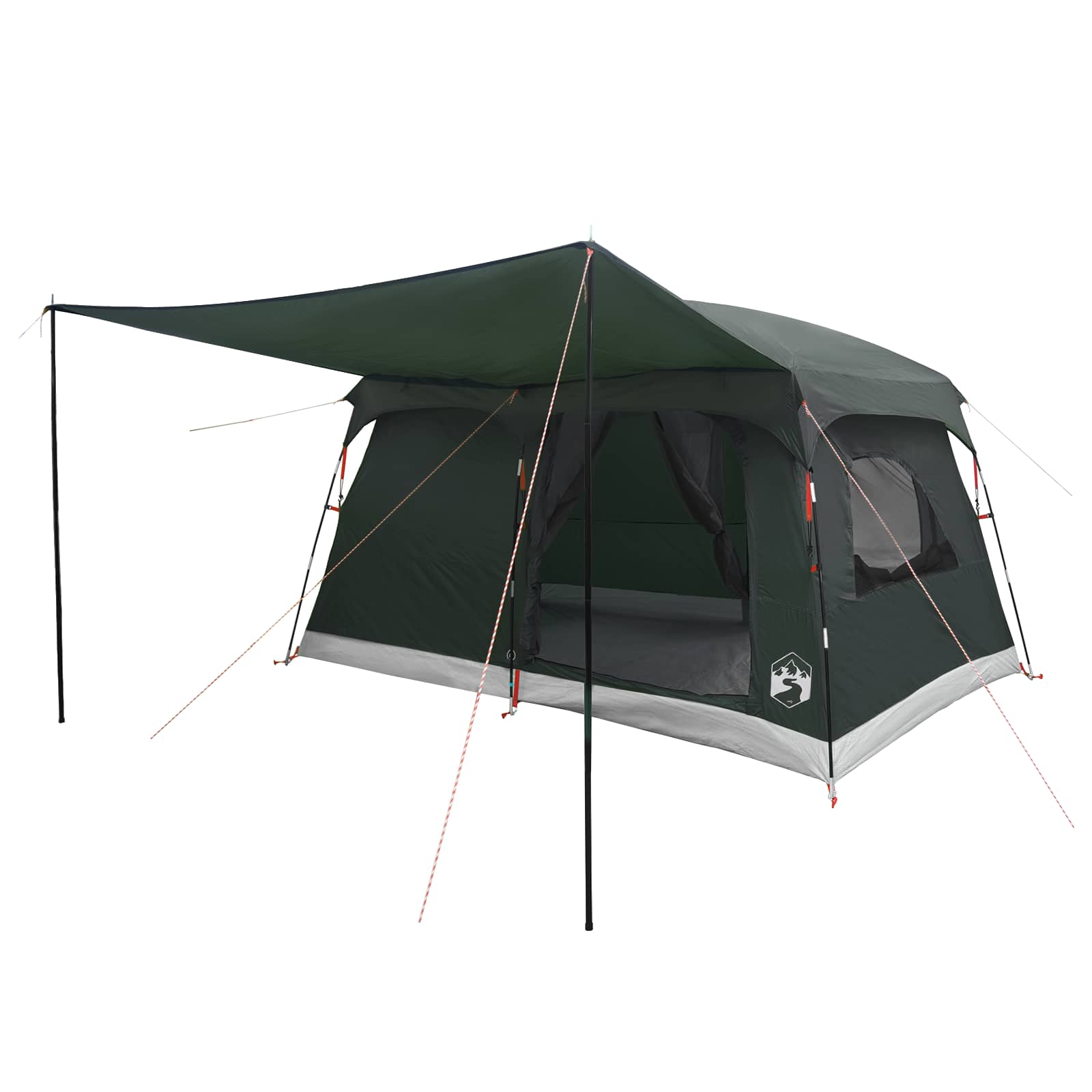 Tenda Familiare 5 persona Verde militare Poliestere