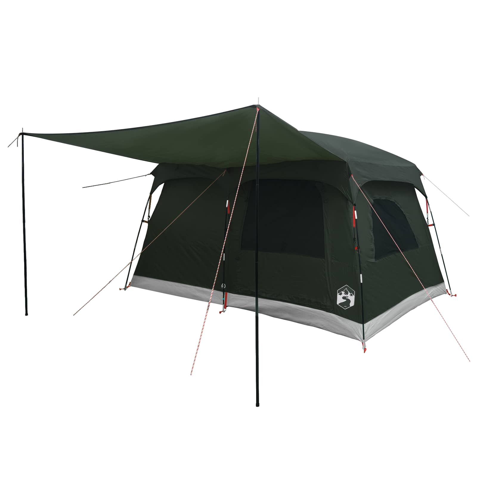 Tenda Familiare 5 persona Verde militare Poliestere