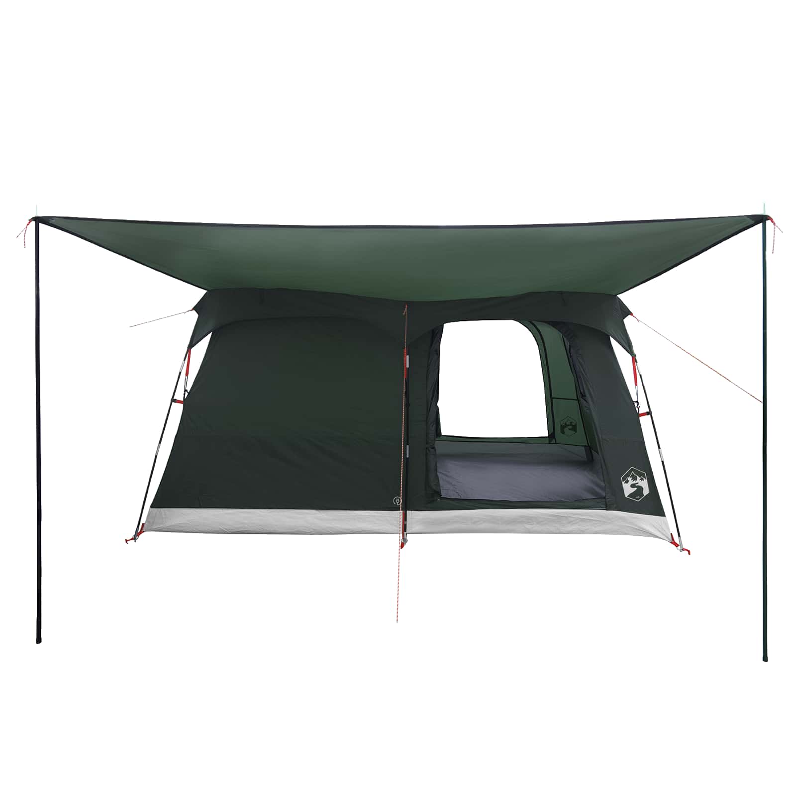 Tenda Familiare 5 persona Verde militare Poliestere
