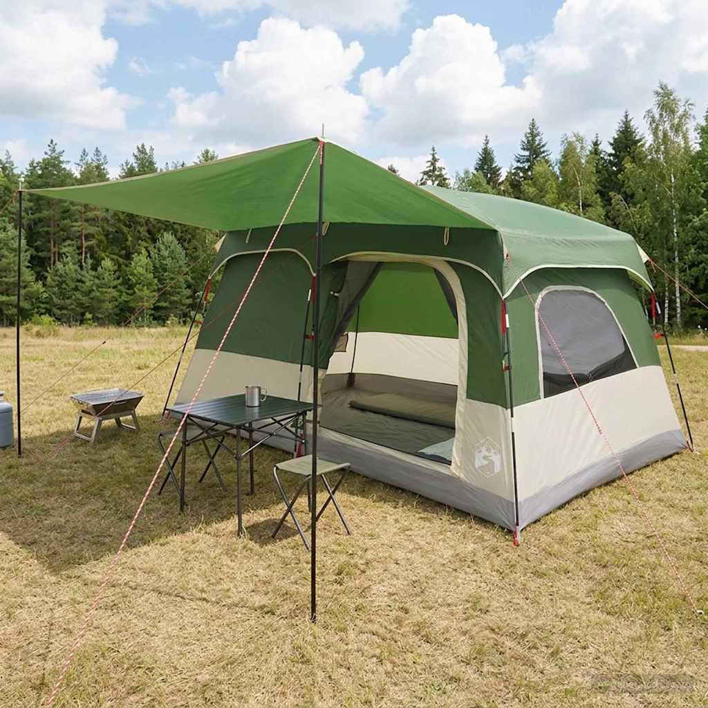 Tenda Familiare 8 persona Verde Poliestere
