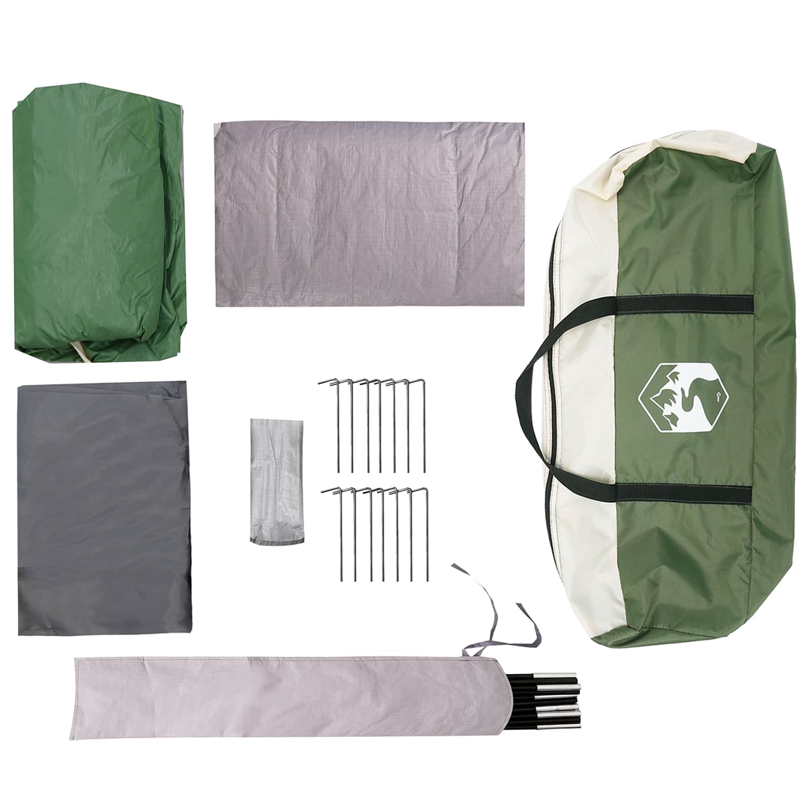 Tenda Familiare 8 persona Verde Poliestere