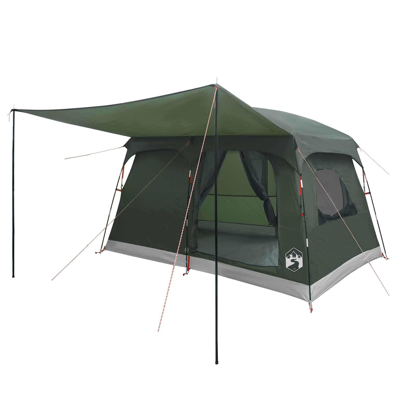 Tenda Familiare 8 persona Verde militare Poliestere