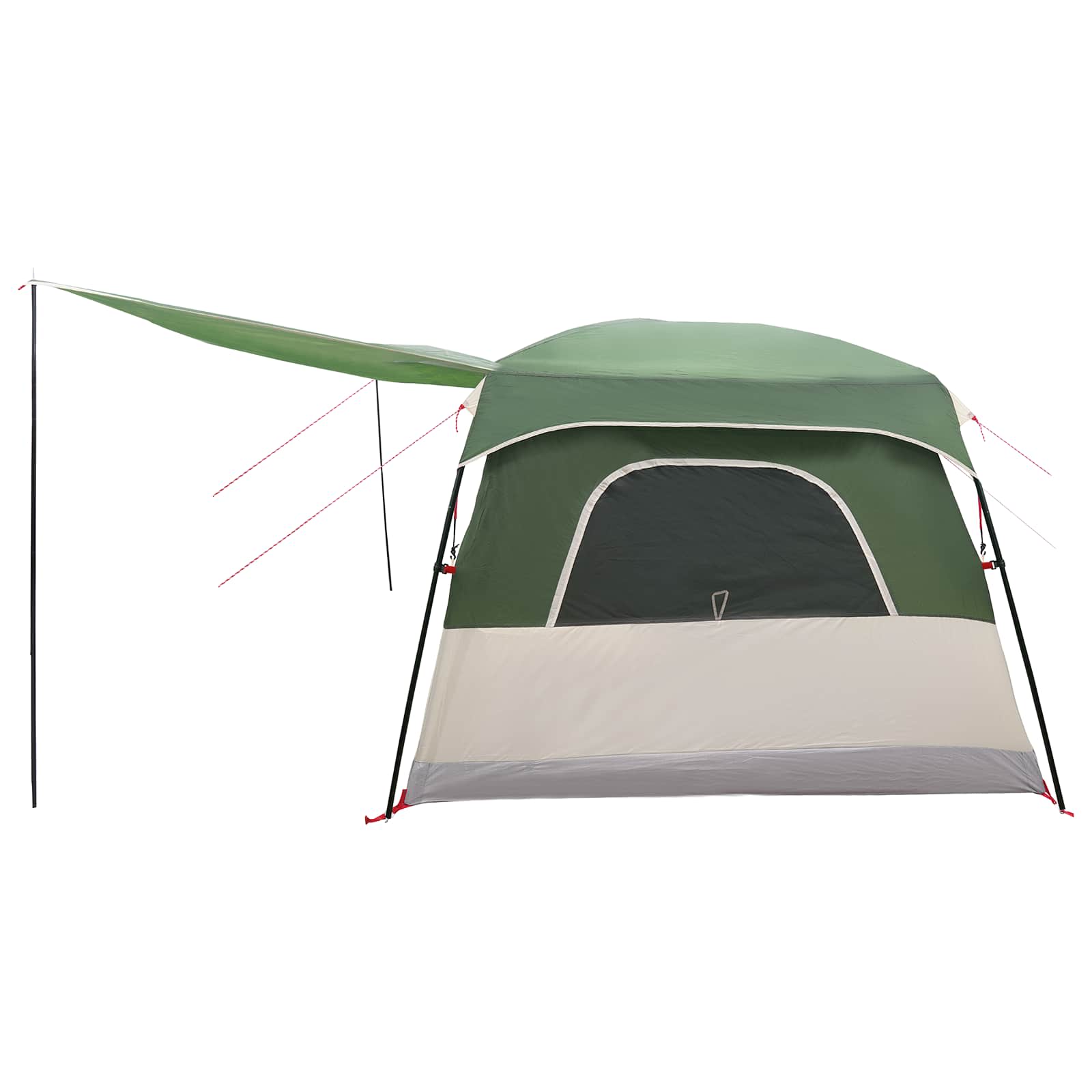 Tenda Familiare 10 persona Verde Poliestere e Acciaio