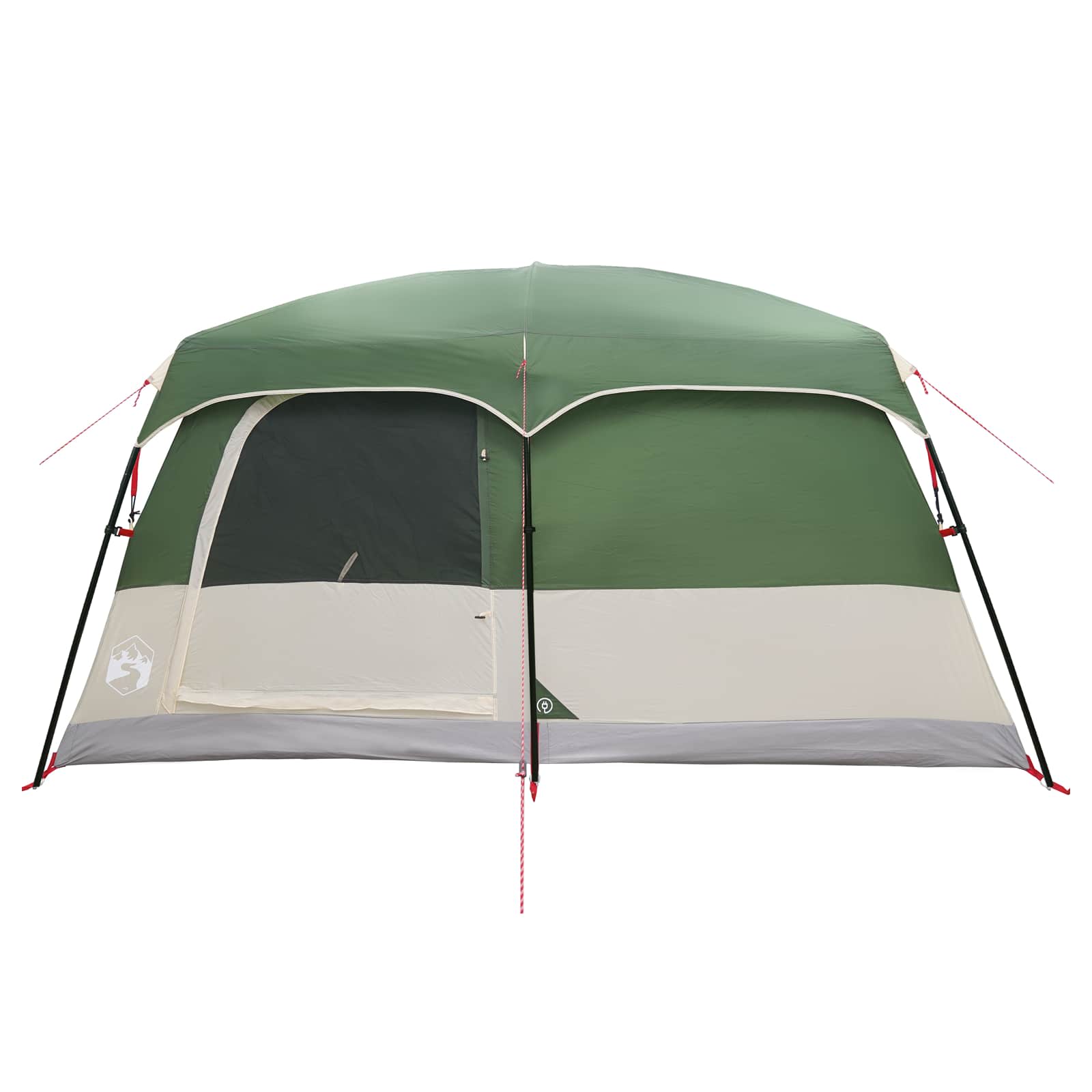 Tenda Familiare 10 persona Verde Poliestere e Acciaio