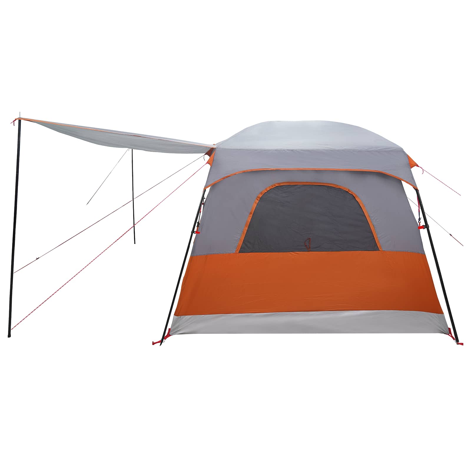 Tenda Familiare 10 persona Grigio e arancione