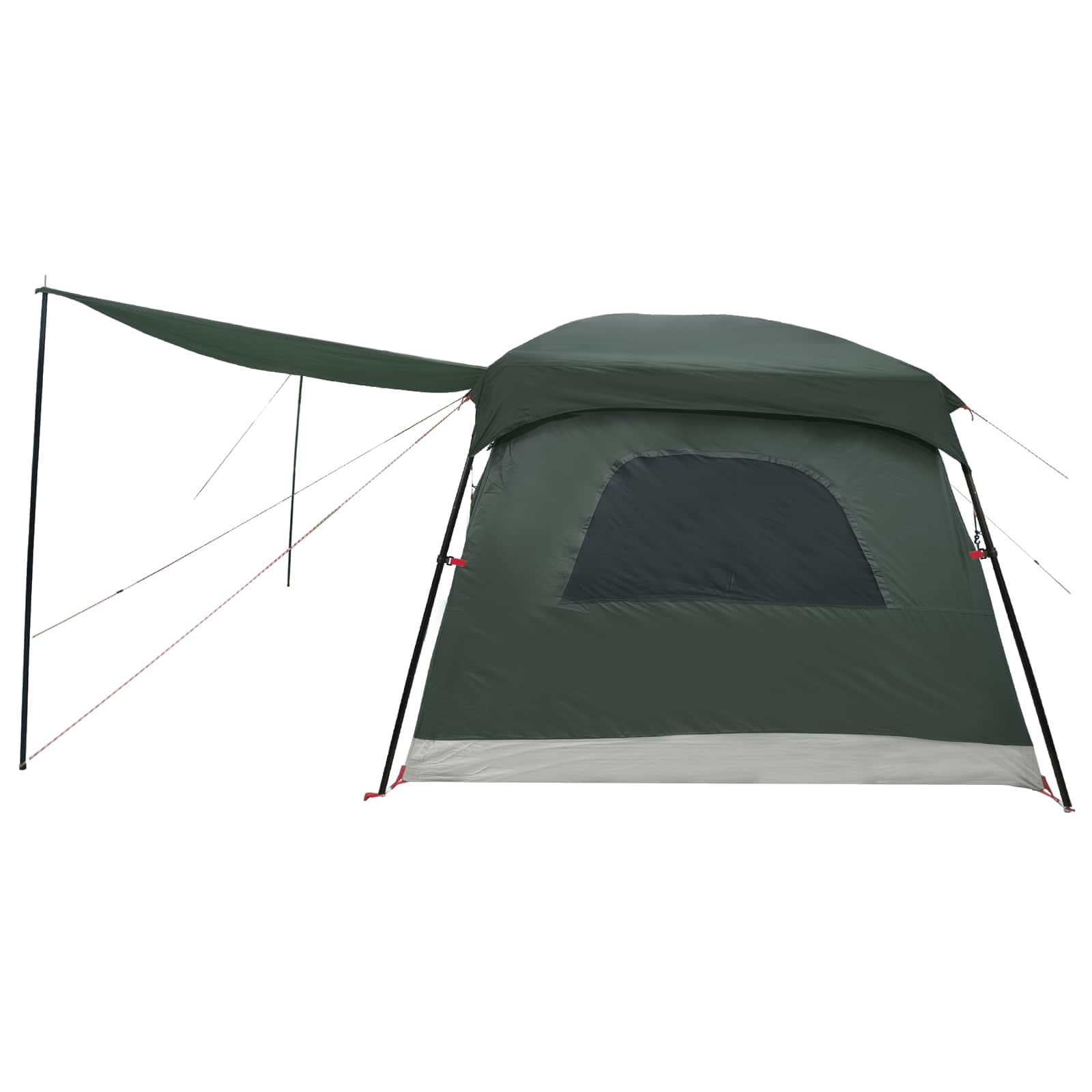 Tenda Familiare 10 persona Verde militare Poliestere e Acciaio