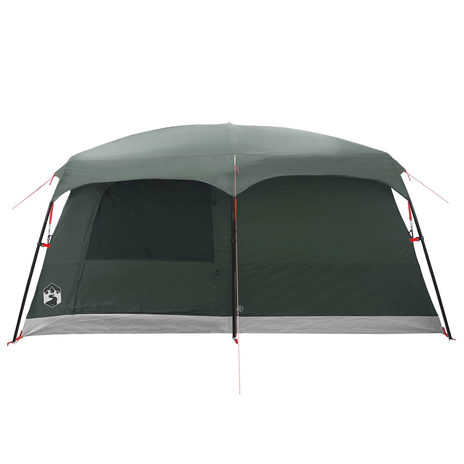 Tenda Familiare 10 persona Verde militare Poliestere e Acciaio