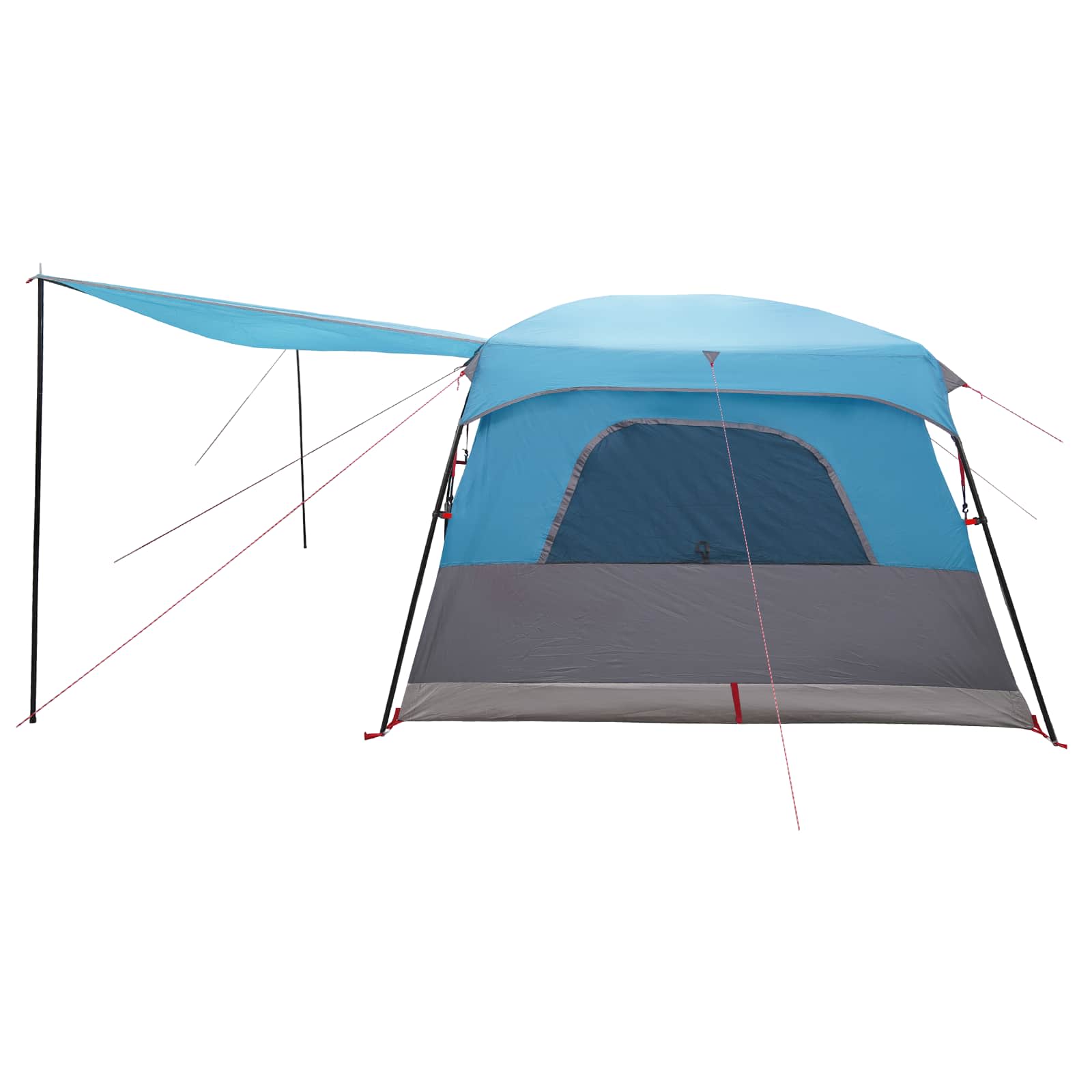 Tenda Familiare 16 persona Blu Poliestere e Acciaio