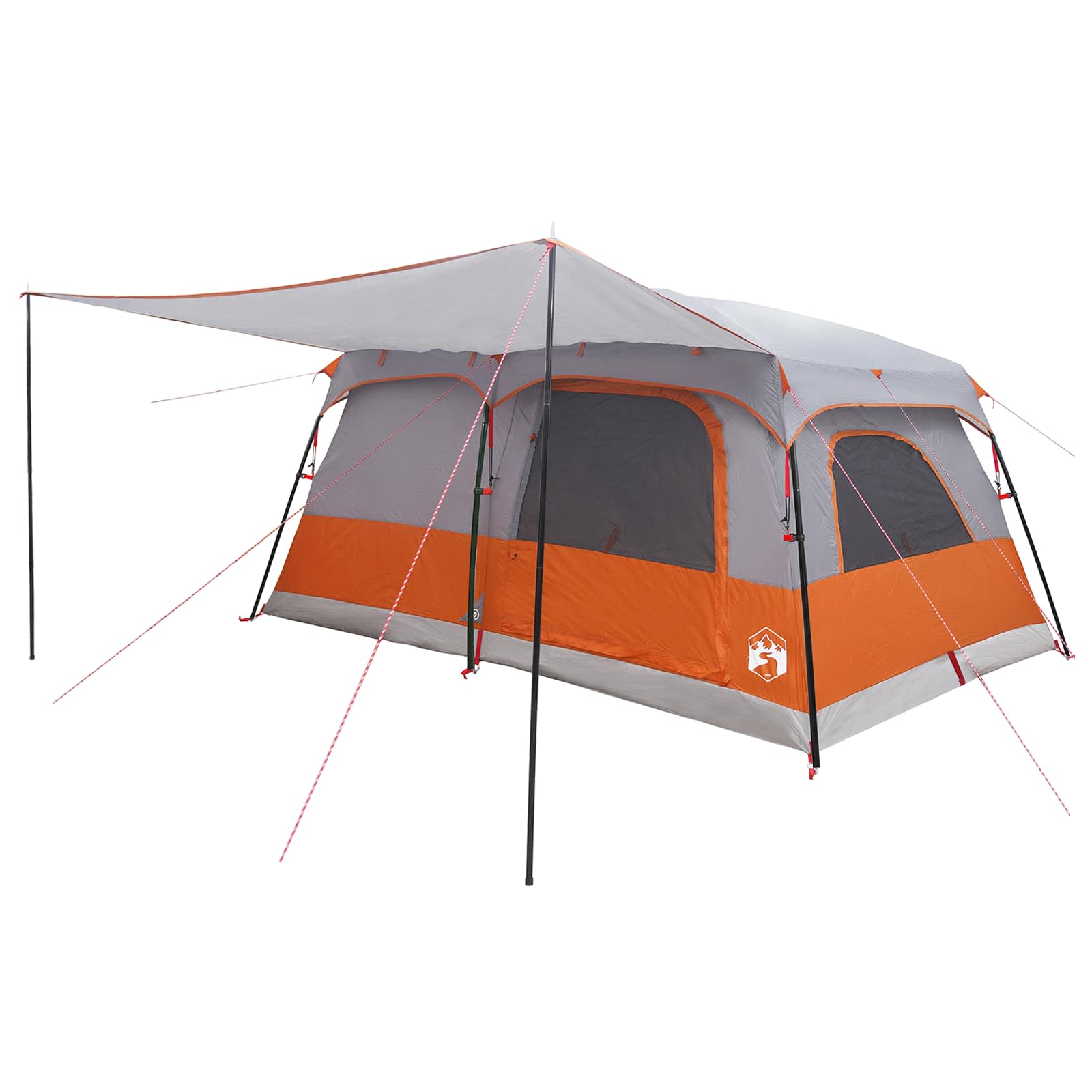 Tenda Familiare 16 persona Grigio e arancione