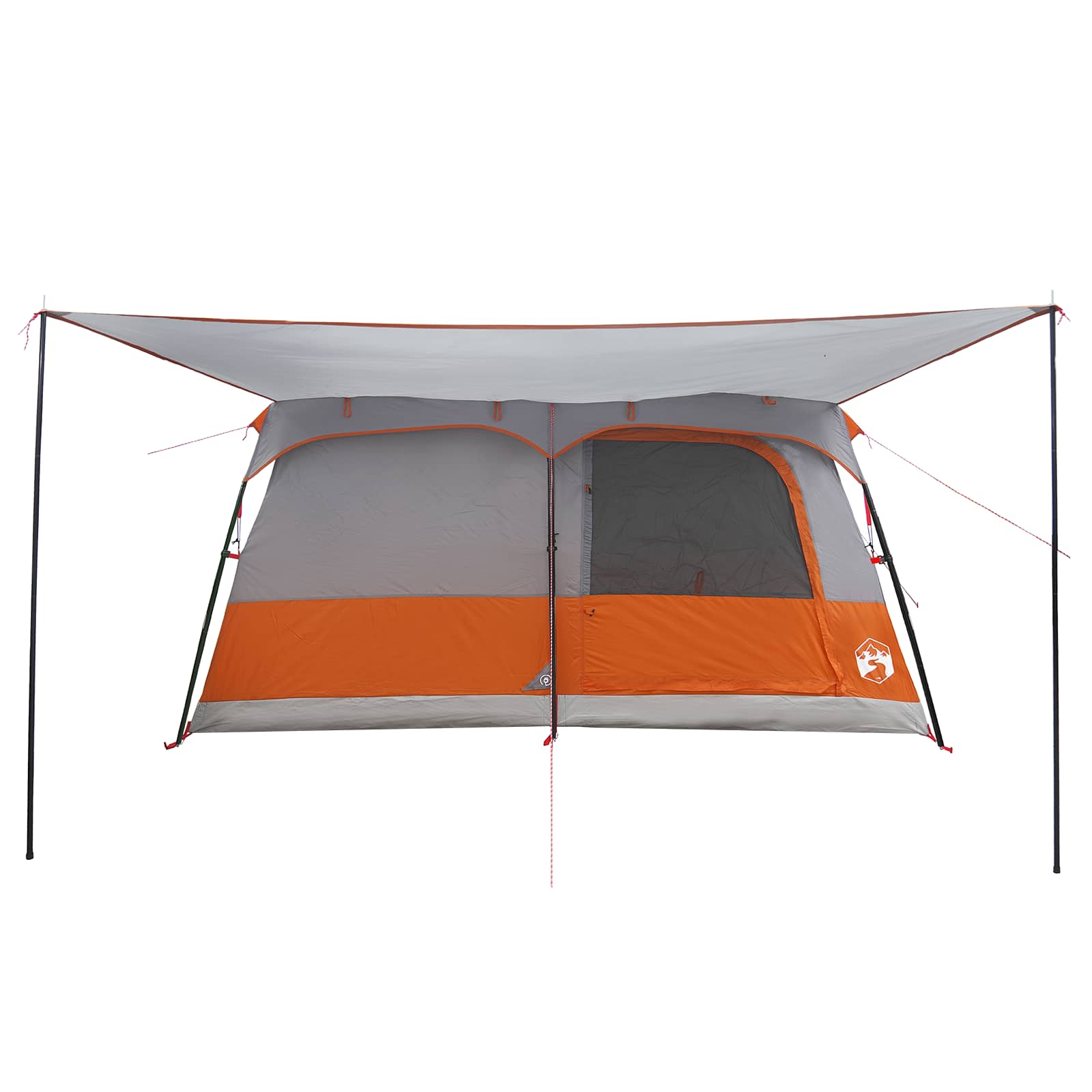 Tenda Familiare 16 persona Grigio e arancione