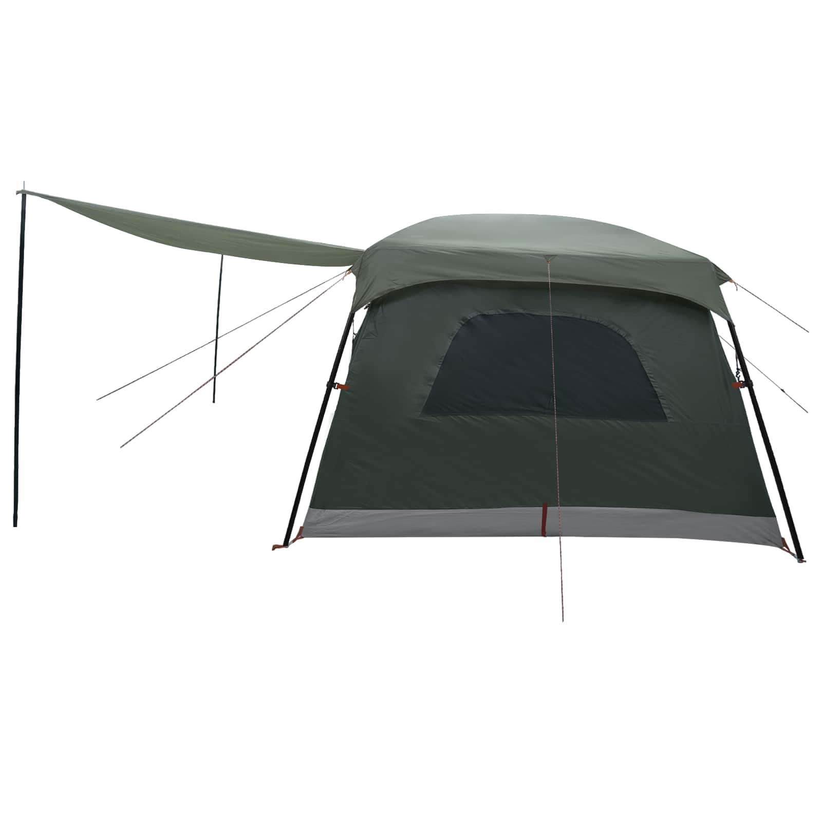 Tenda Familiare 16 persona Verde militare Poliestere e Acciaio