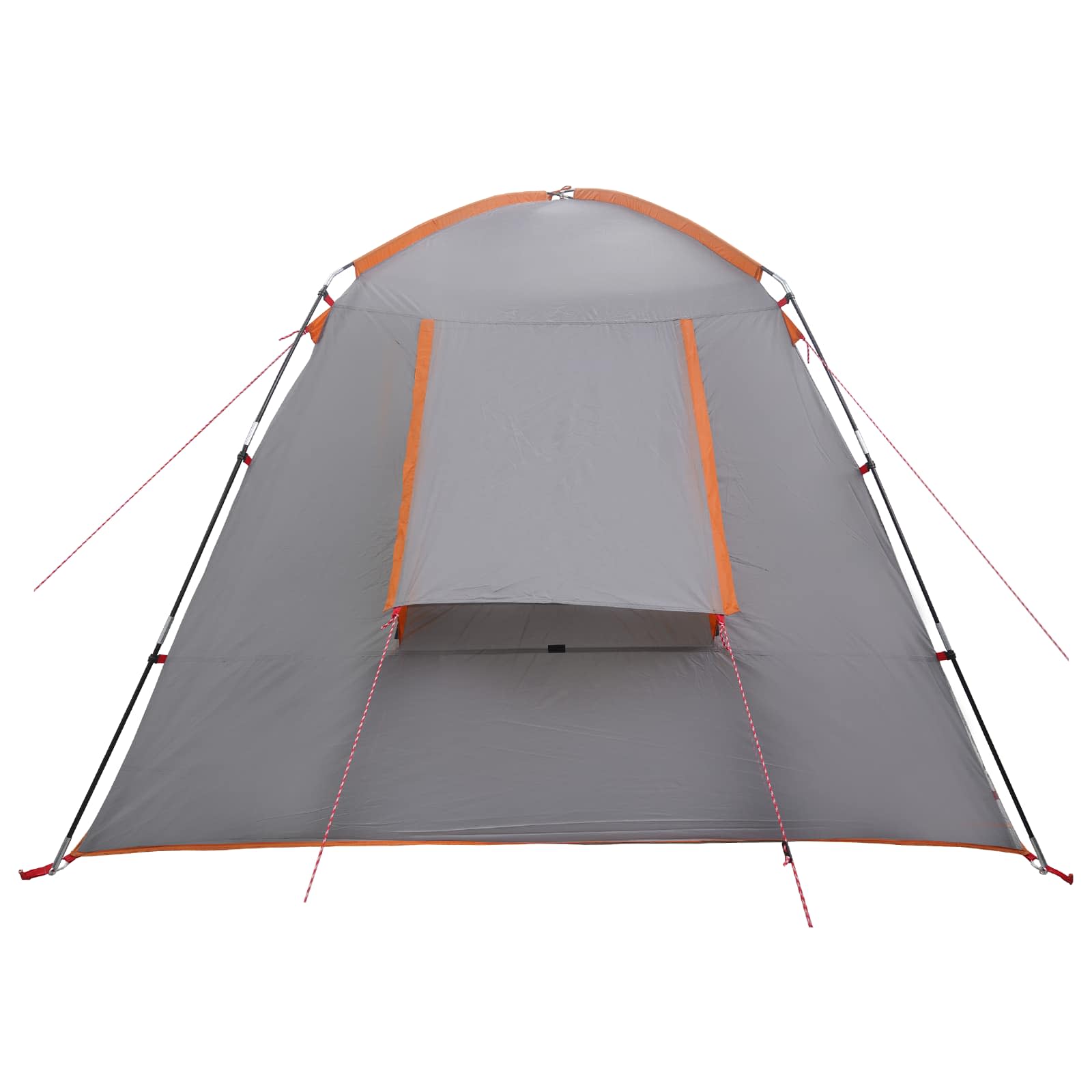 Tenda Capanna 3 persona Grigio e arancione Poliestere