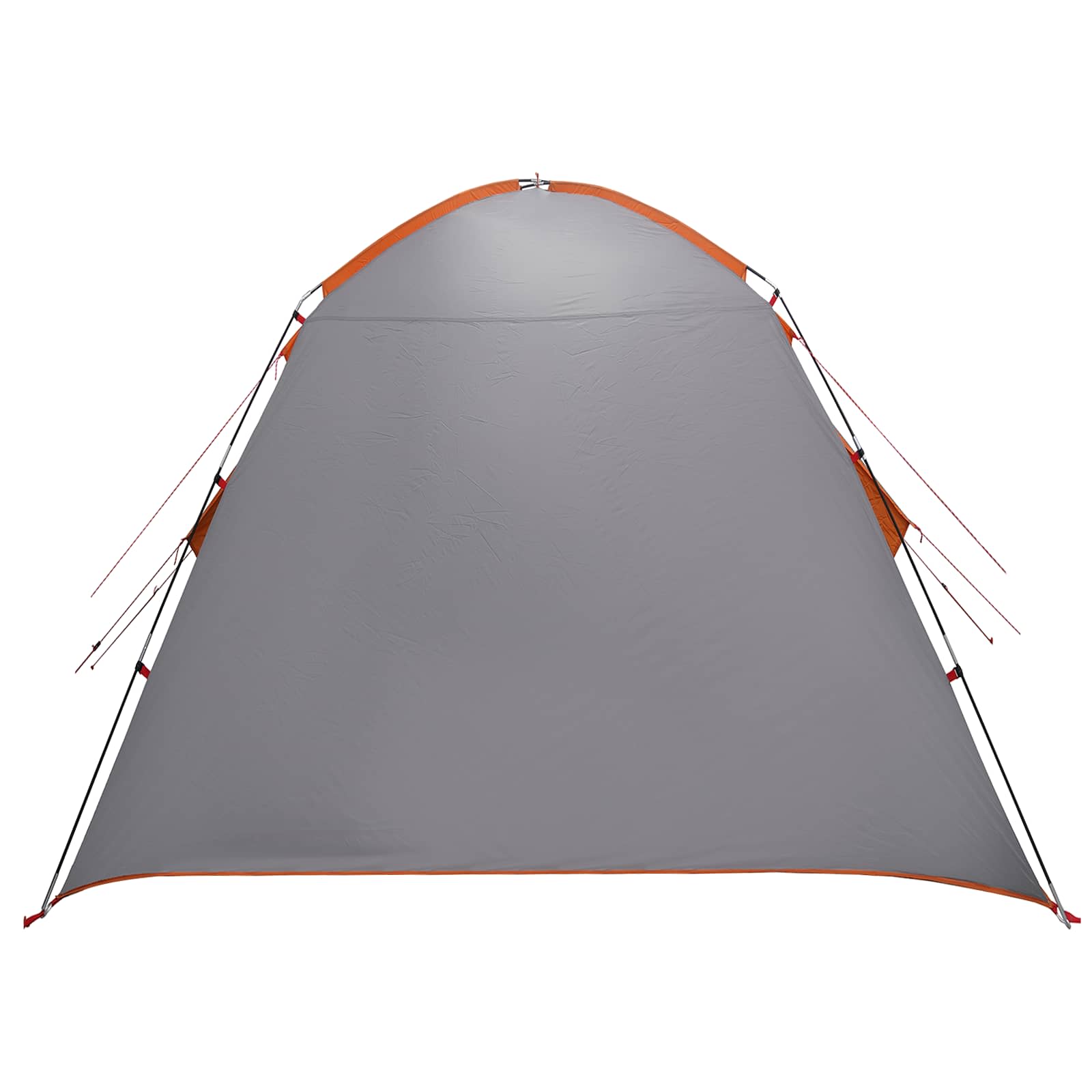 Tenda Capanna 3 persona Grigio e arancione Poliestere