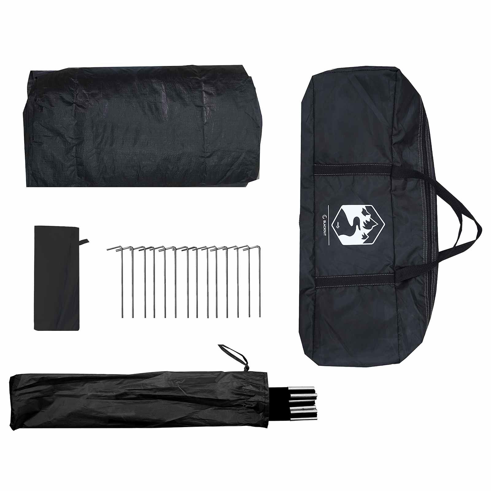 Tenda Capanna 3 persona Bianco Blackout Poliestere