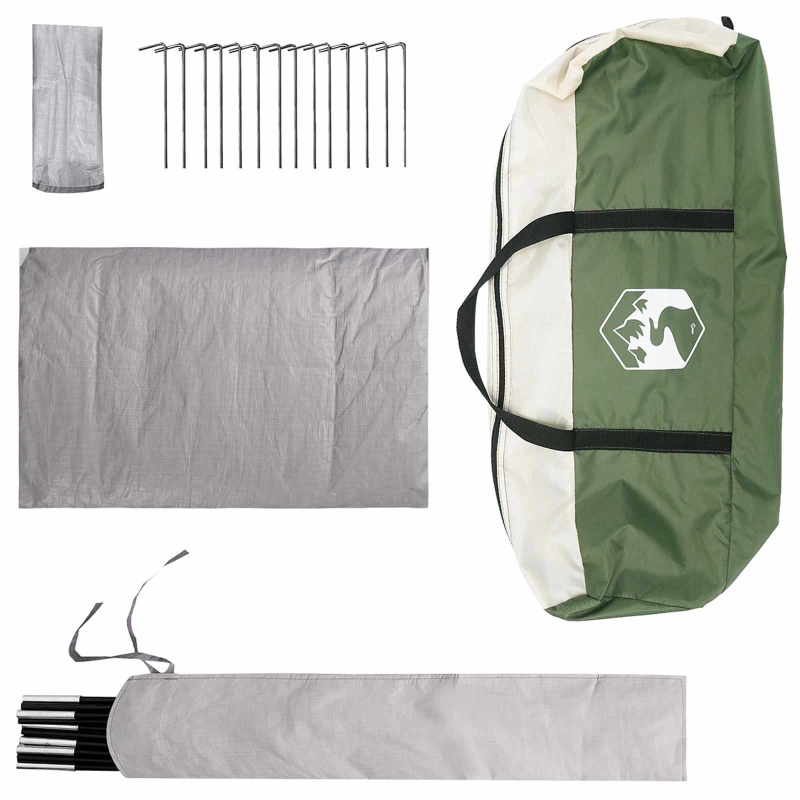 Tenda Capanna 4 persona Verde Poliestere