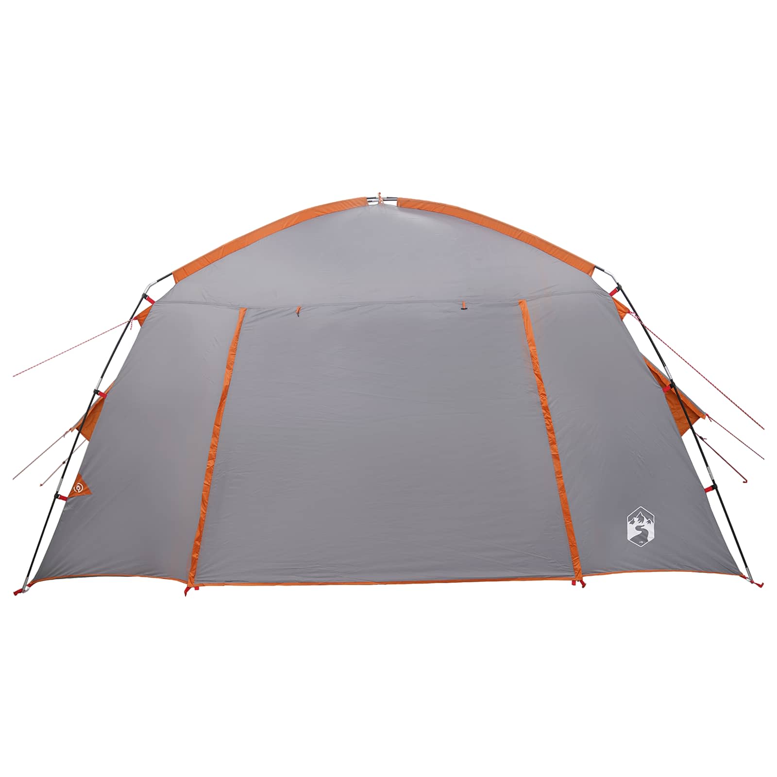 Tenda Capanna 4 persona Grigio e arancione Poliestere