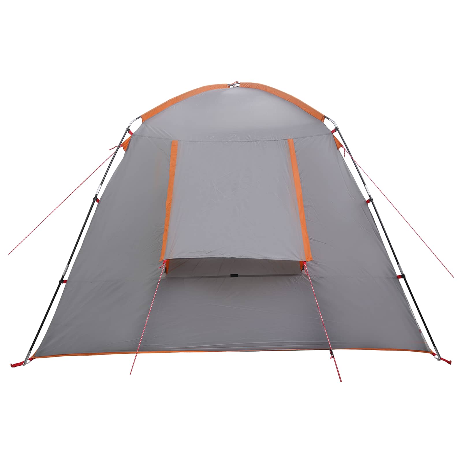 Tenda Capanna 4 persona Grigio e arancione Poliestere