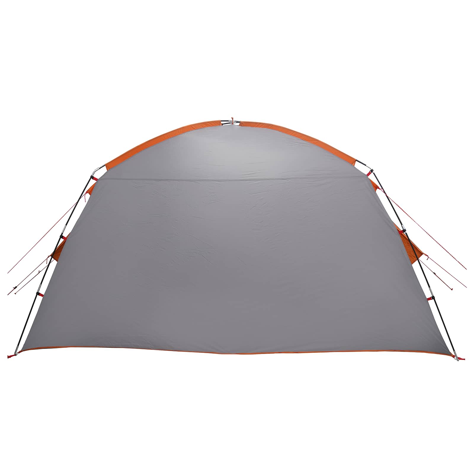 Tenda Capanna 4 persona Grigio e arancione Poliestere