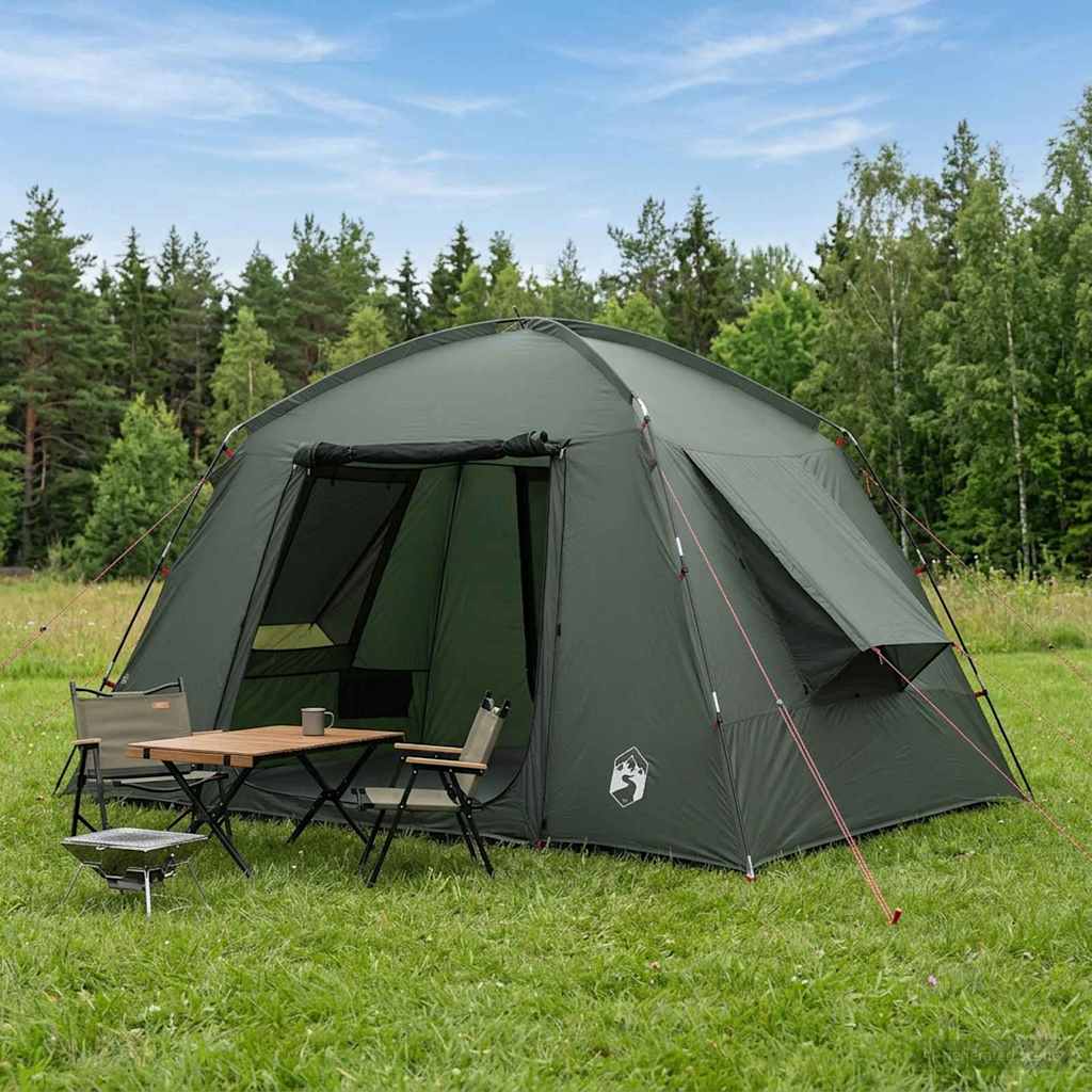 Tenda Capanna 4 persona Verde militare Poliestere