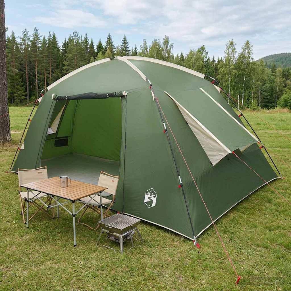 Tenda Capanna 6 persona Verde Poliestere