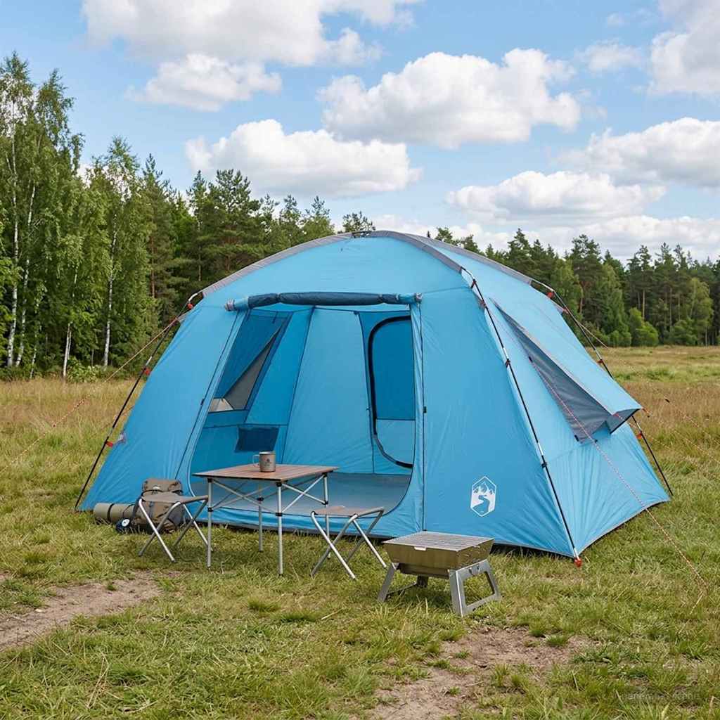 Tenda Capanna 6 persona Blu Poliestere