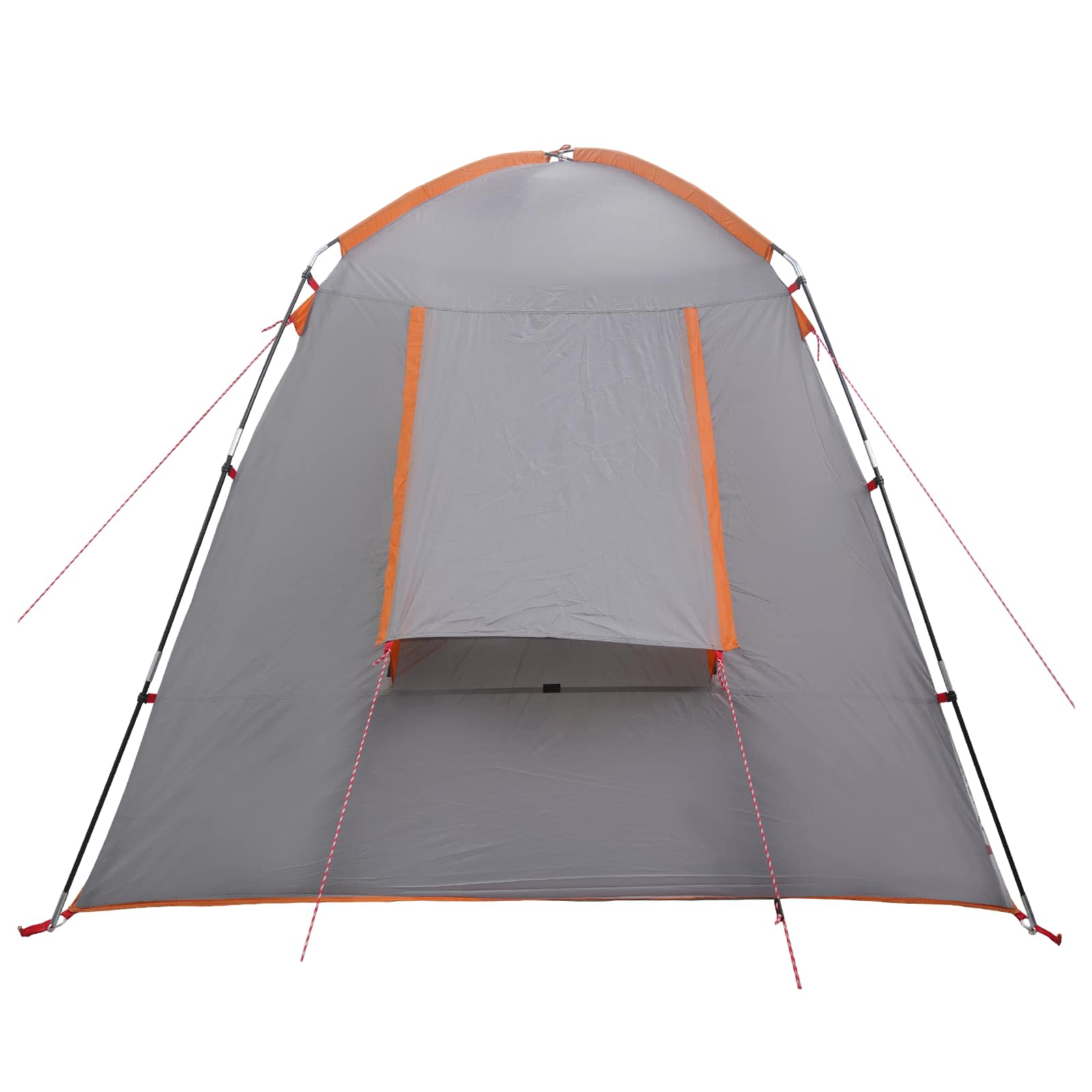 Tenda Capanna 6 persona Grigio e arancione Poliestere