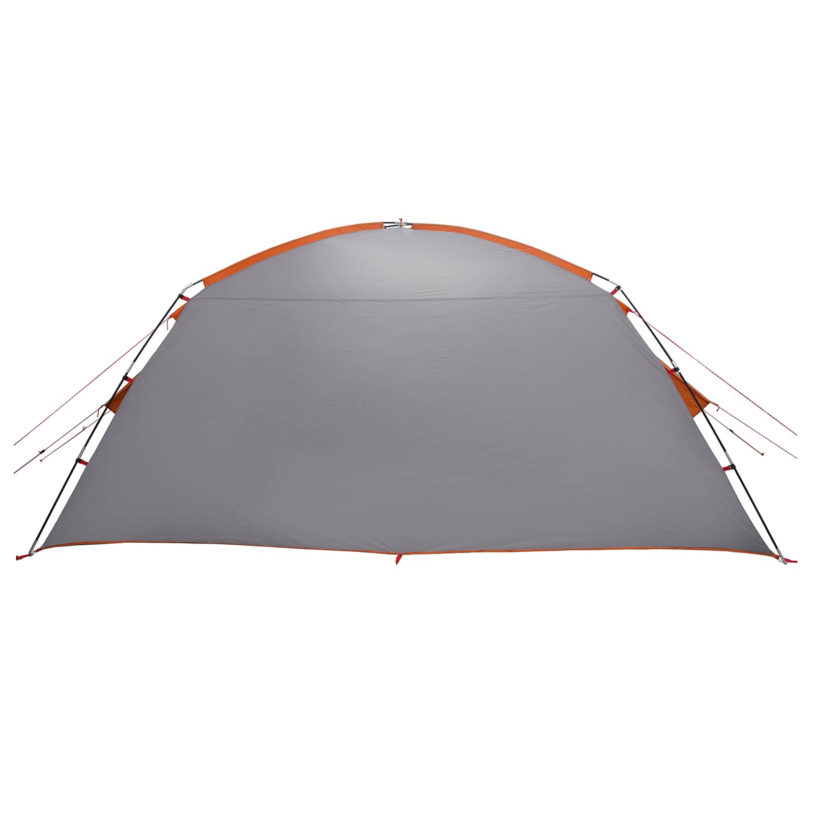 Tenda Capanna 6 persona Grigio e arancione Poliestere