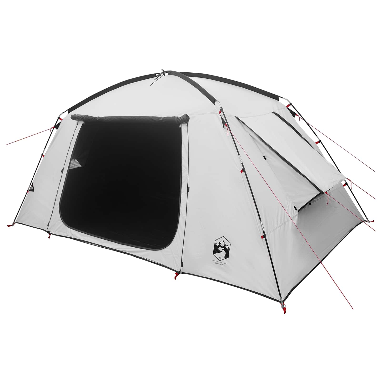 Tenda Capanna 6 persona Bianco Blackout Poliestere