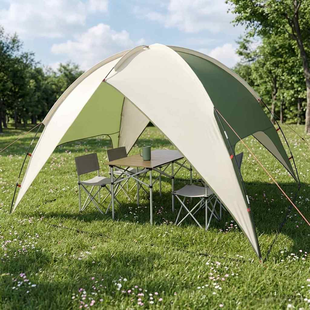 Tenda da campeggio con telo antipioggia impermeabile 3 persona