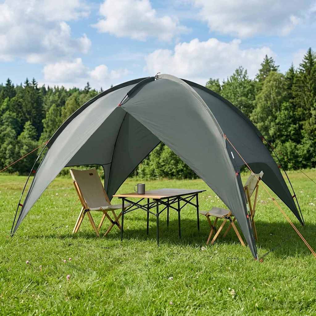 Tenda da campeggio con telo antipioggia impermeabile 3 persona