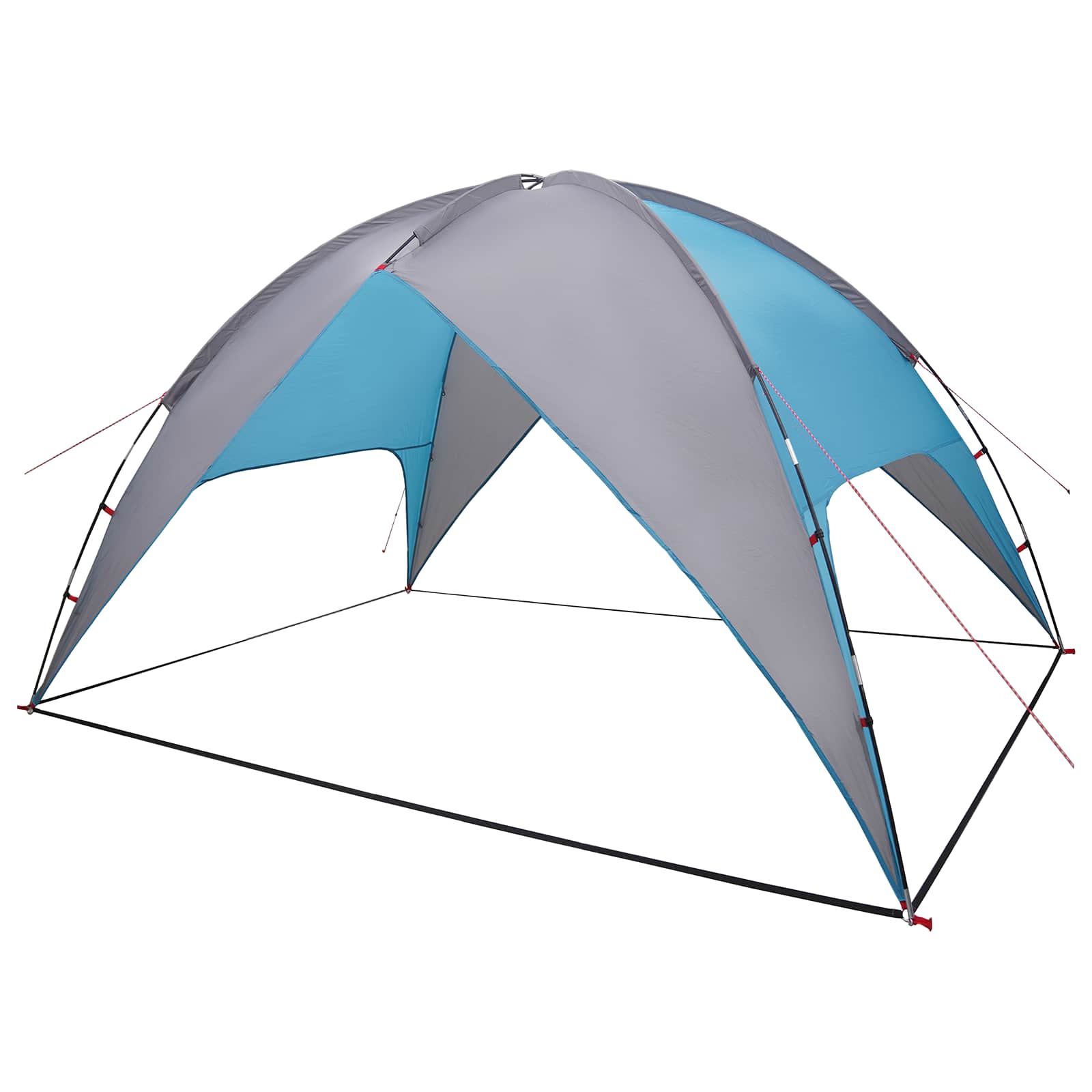 Tenda da campeggio con telo antipioggia impermeabile 4 persona