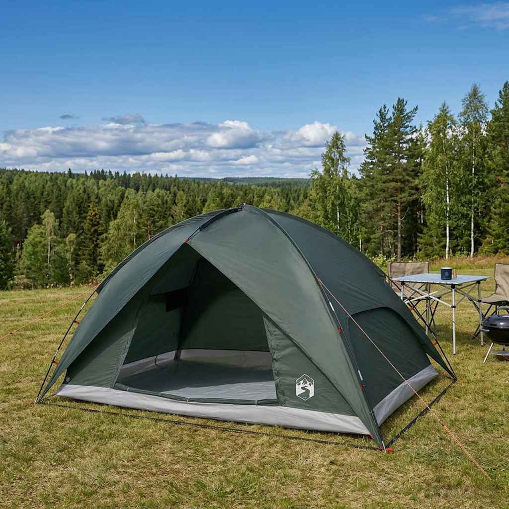 Tenda da campeggio con telo antipioggia impermeabile 5 persona