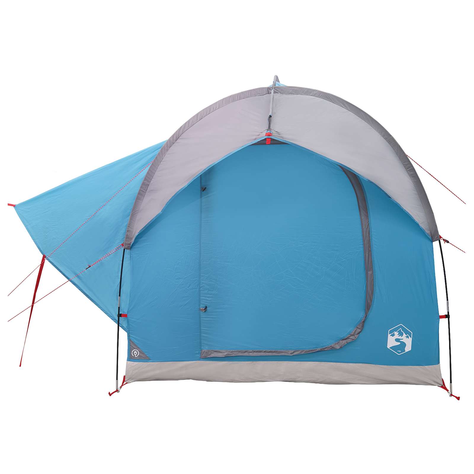 Tenda da auto Blu 3 persone Poliestere e Acciaio
