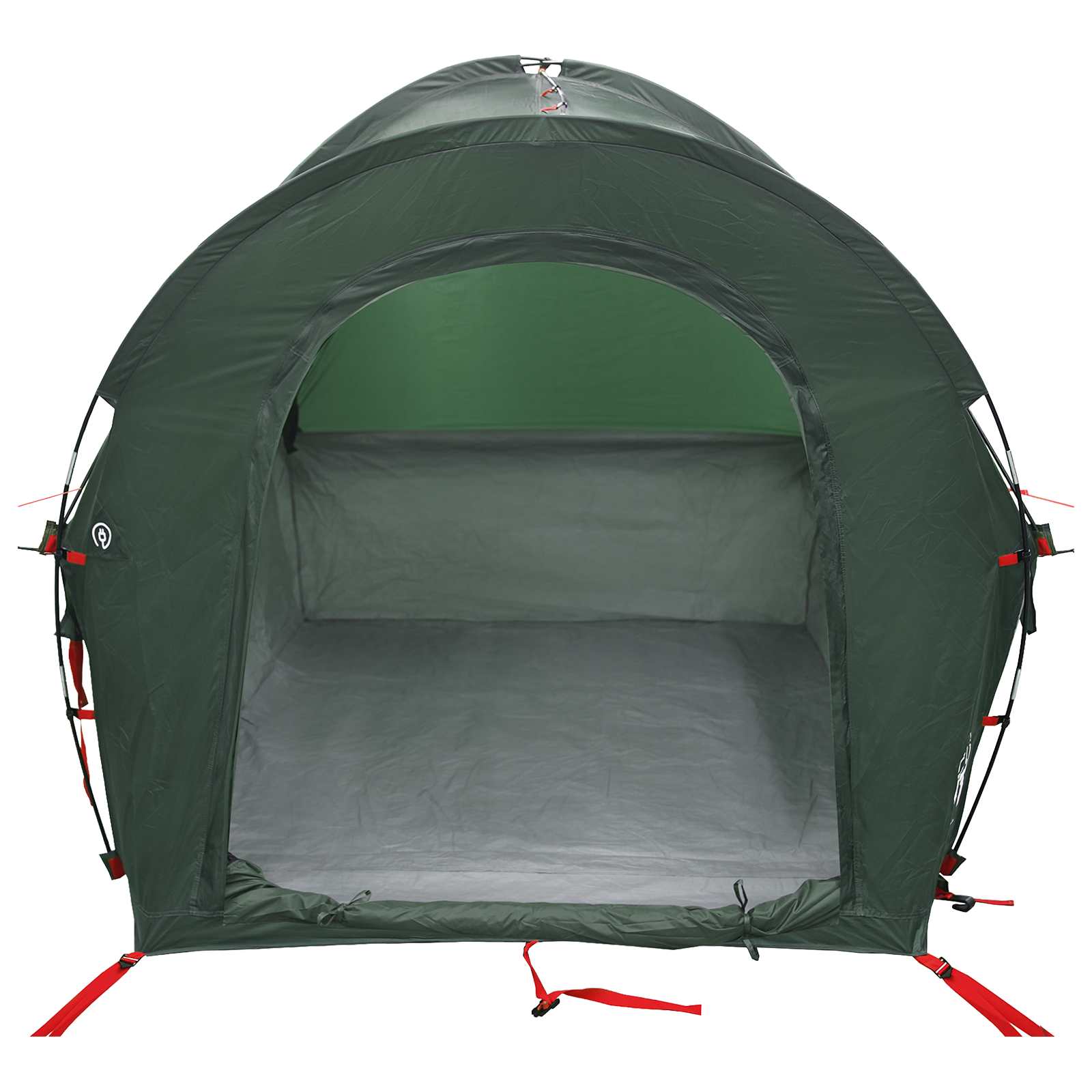 Tenda da auto Verde militare 2 persone Poliestere e Acciaio