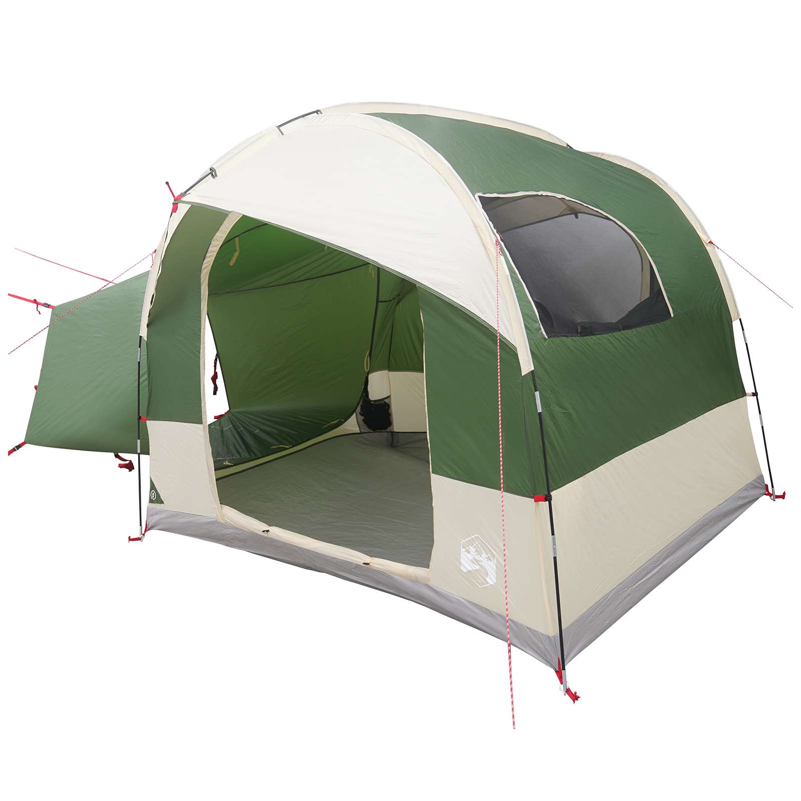 Tenda da tailgate con tendone impermeabile 4 persona Verde