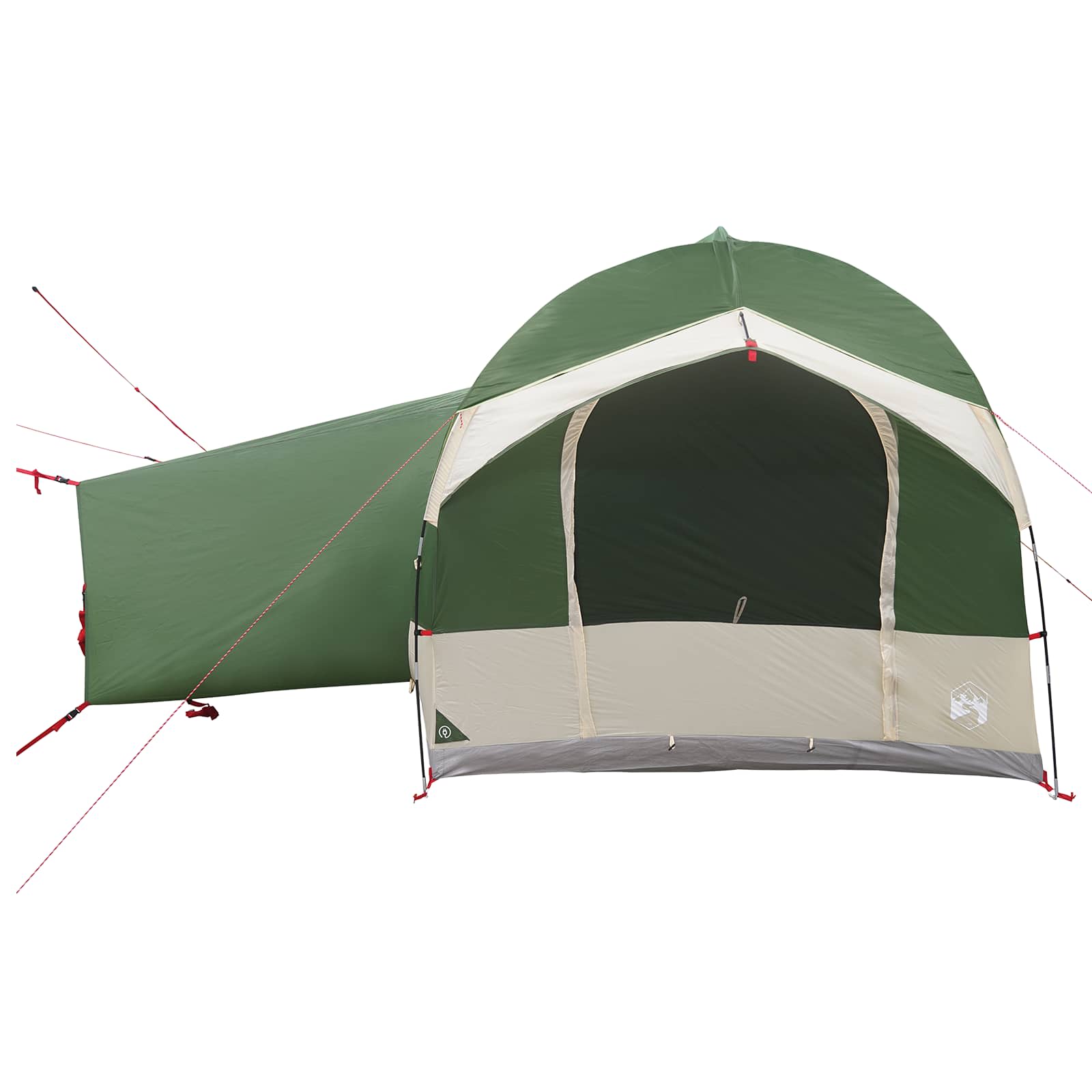 Tenda da tailgate con tendone impermeabile 4 persona Verde