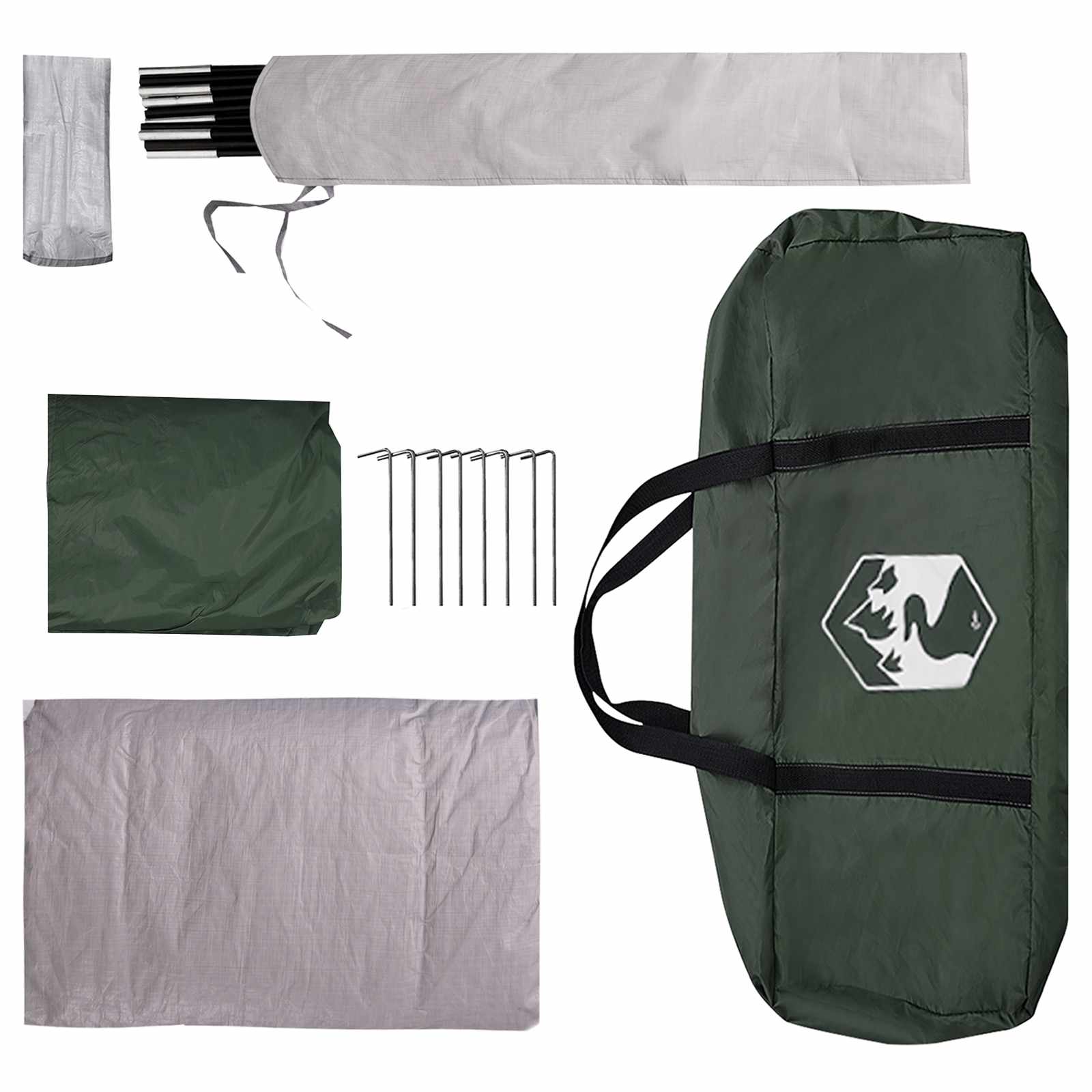 Tenda da tailgate con tendone impermeabile 4 persona