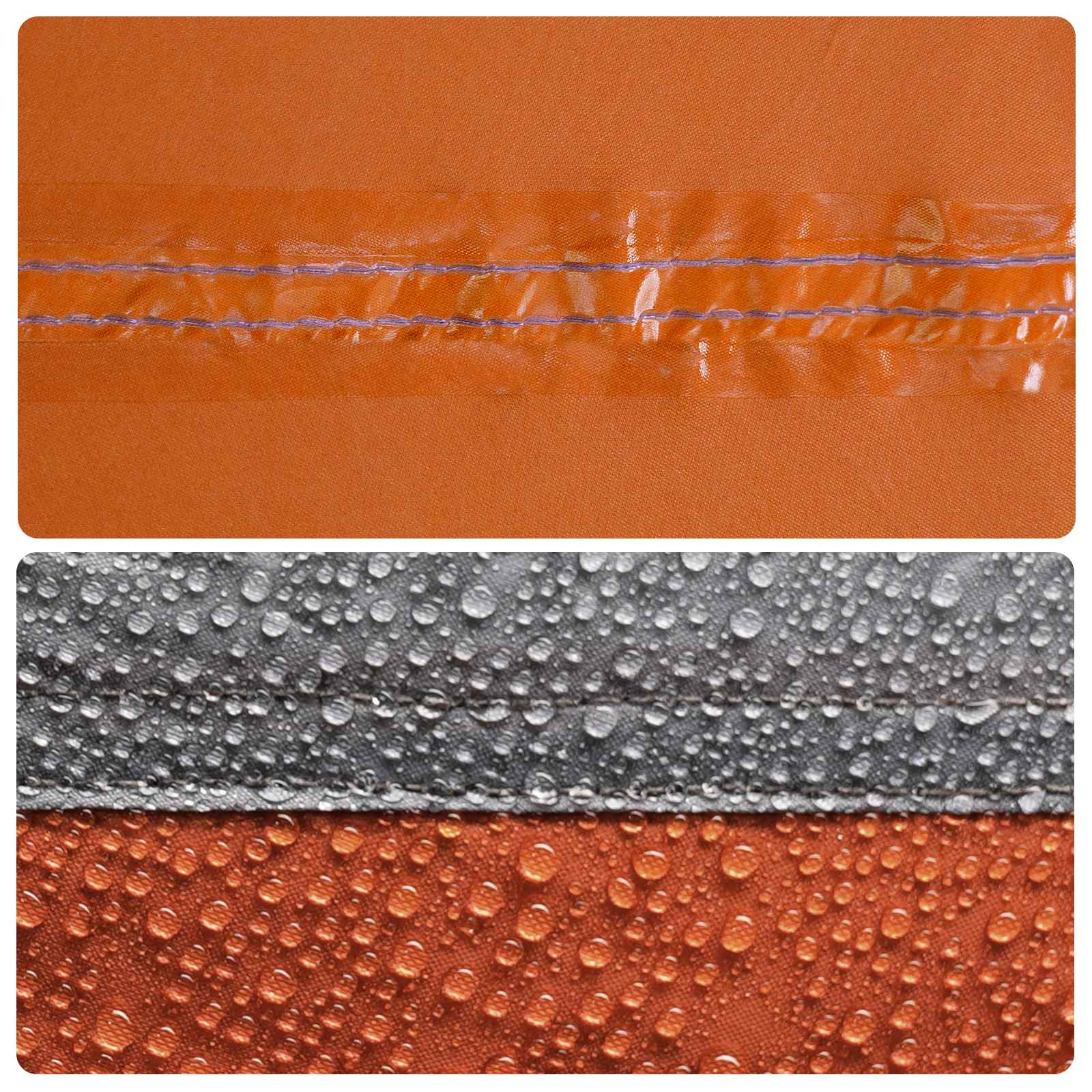 Tenda da auto Grigio e arancione 308 x 215 x 220 cm