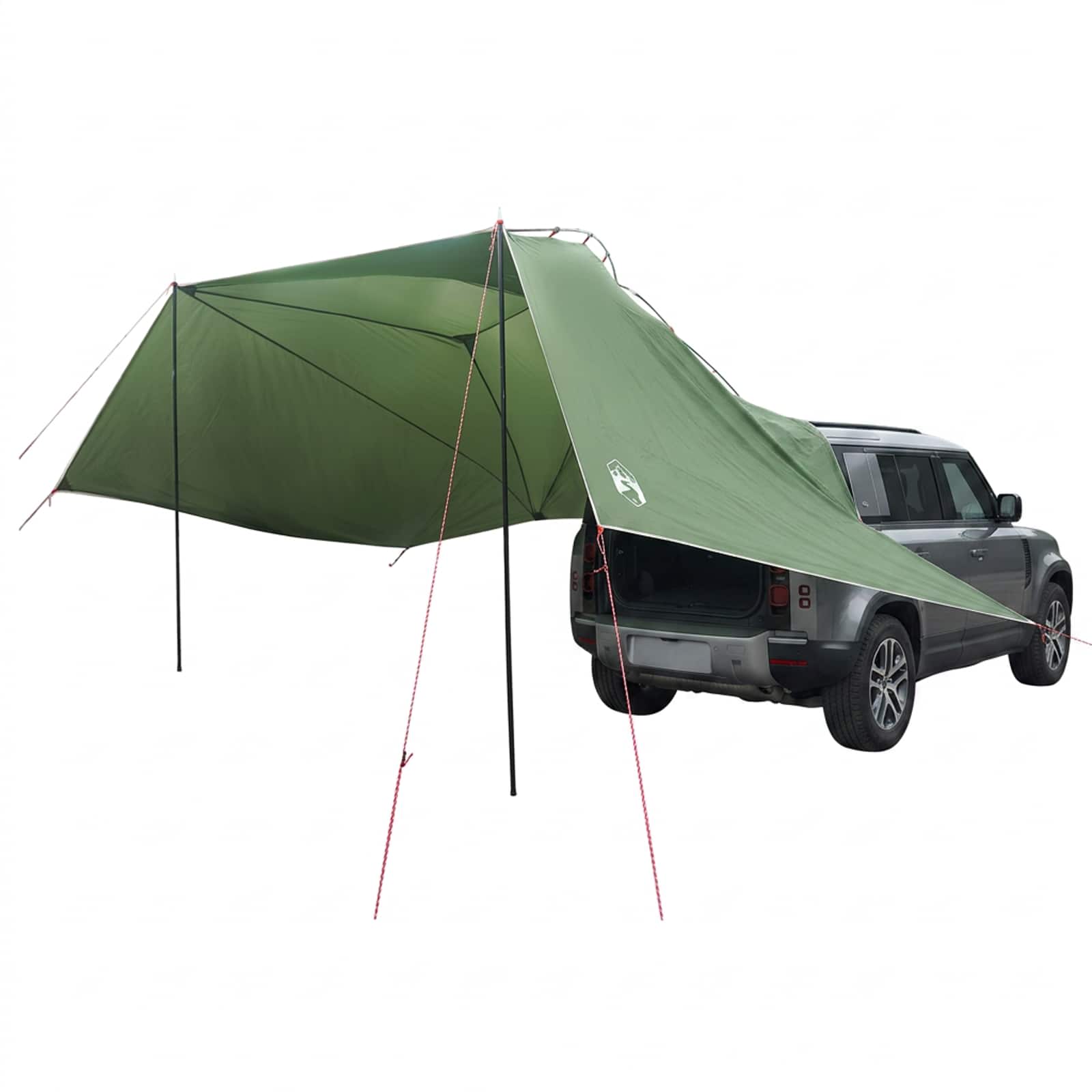 Tenda da auto Verde 350 x 250 cm Poliestere e Acciaio