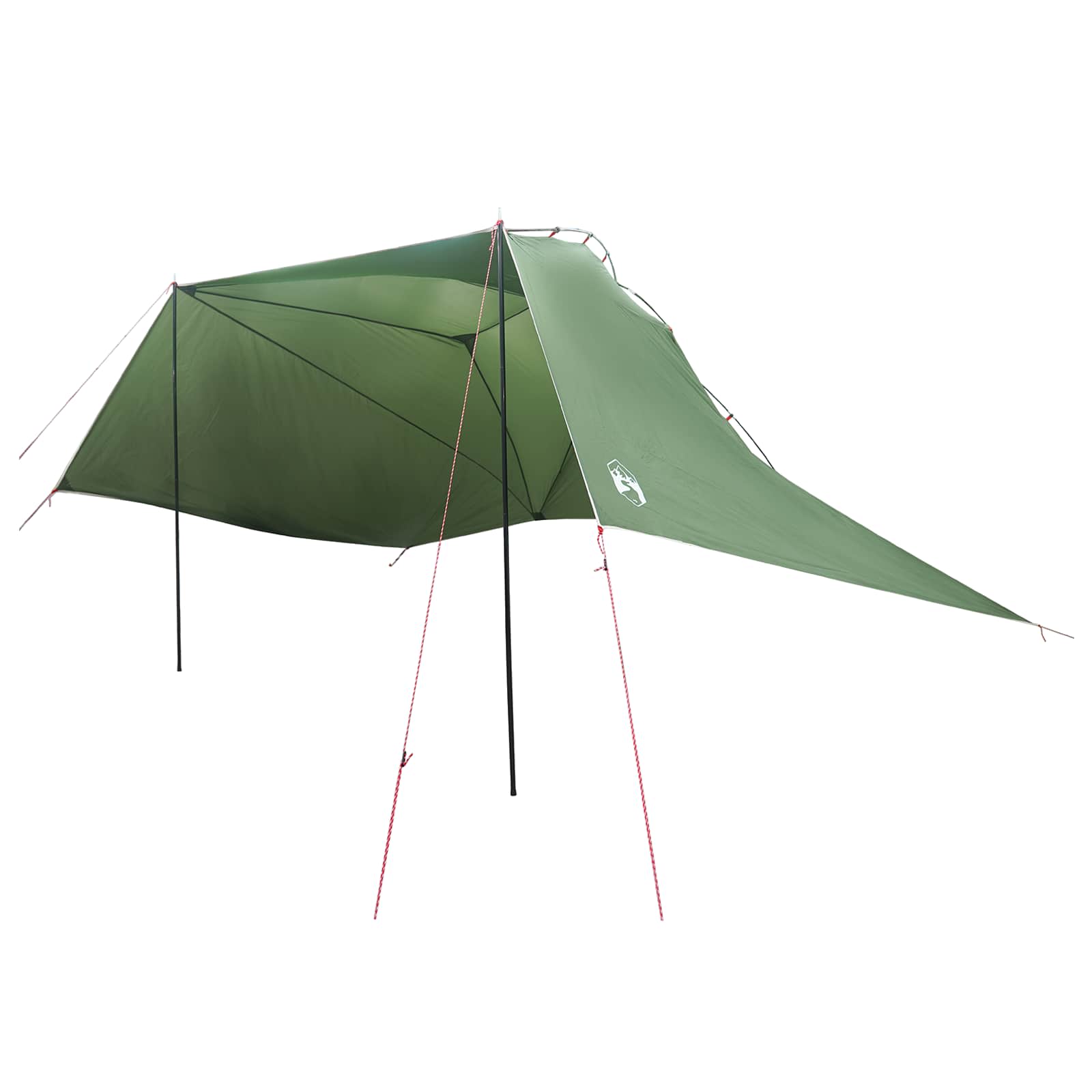 Tenda da auto Verde 350 x 250 cm Poliestere e Acciaio
