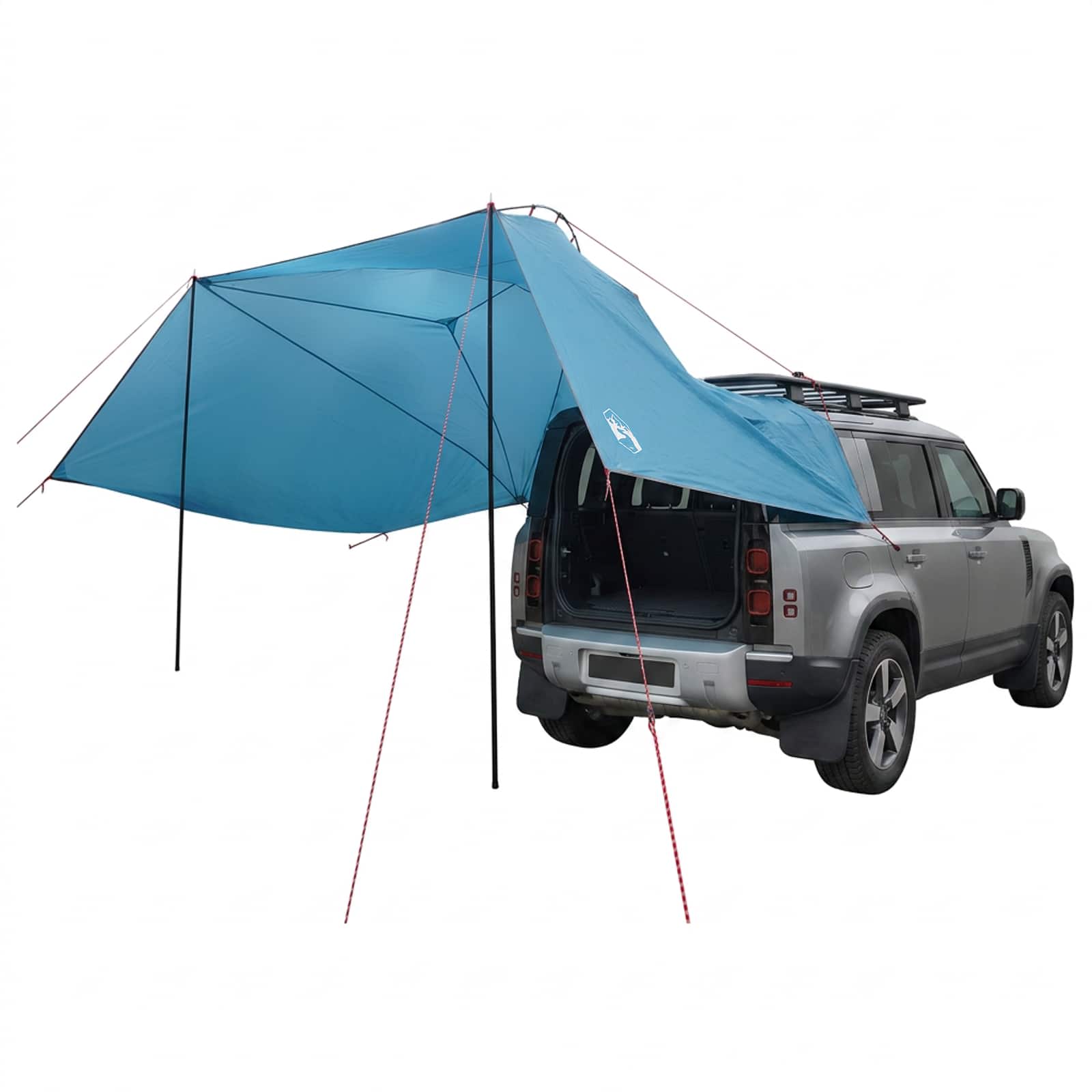 Tenda da auto Blu 350 x 250 cm Poliestere e Acciaio