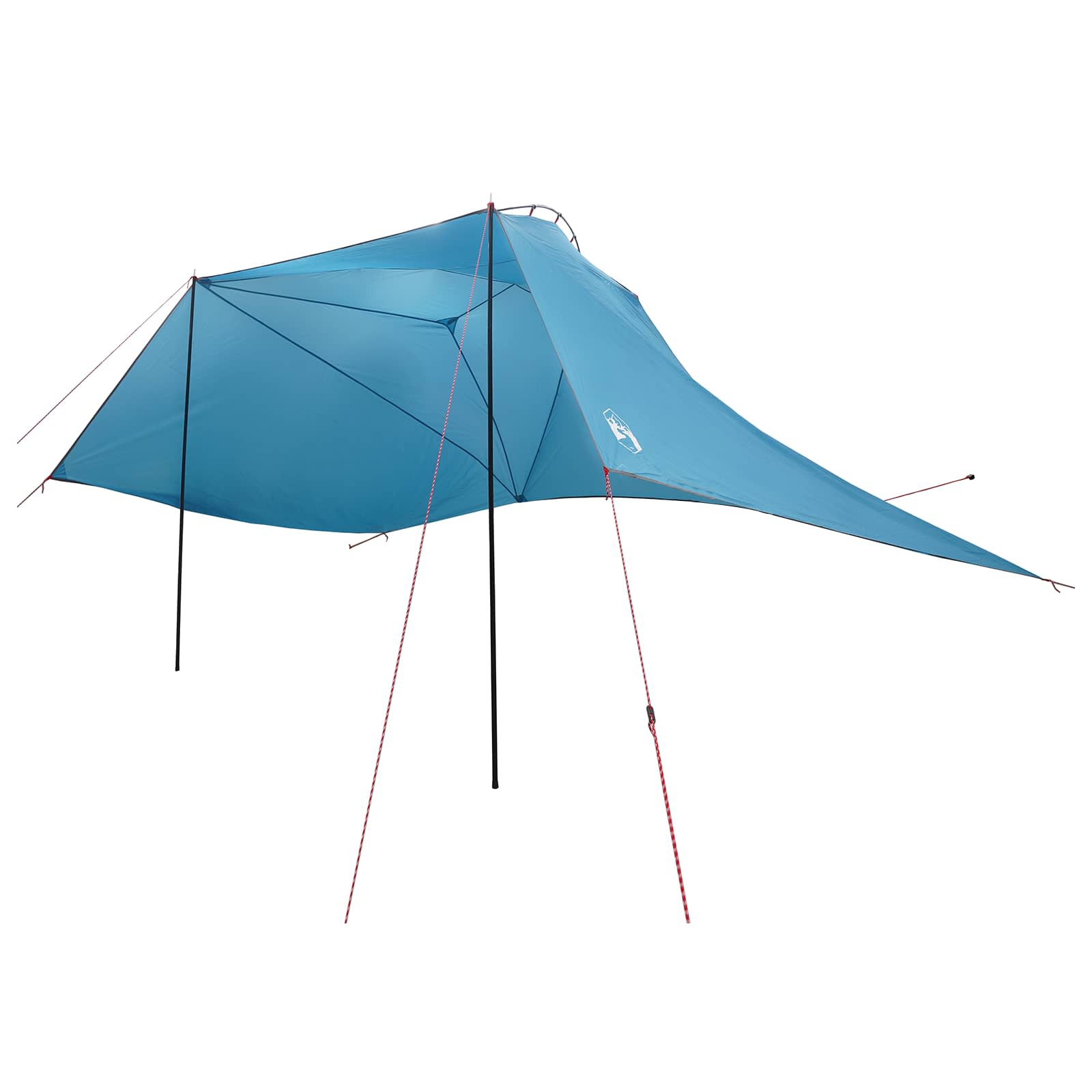 Tenda da auto Blu 350 x 250 cm Poliestere e Acciaio