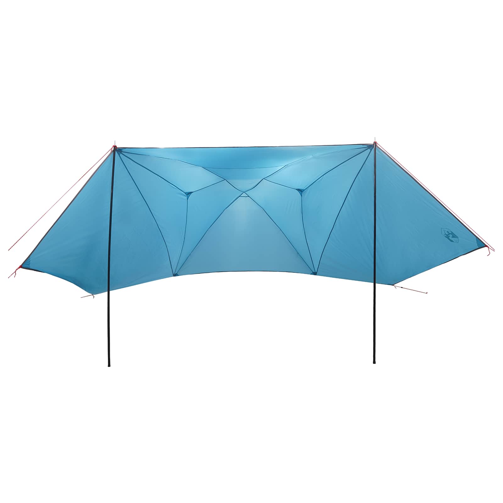Tenda da auto Blu 350 x 250 cm Poliestere e Acciaio