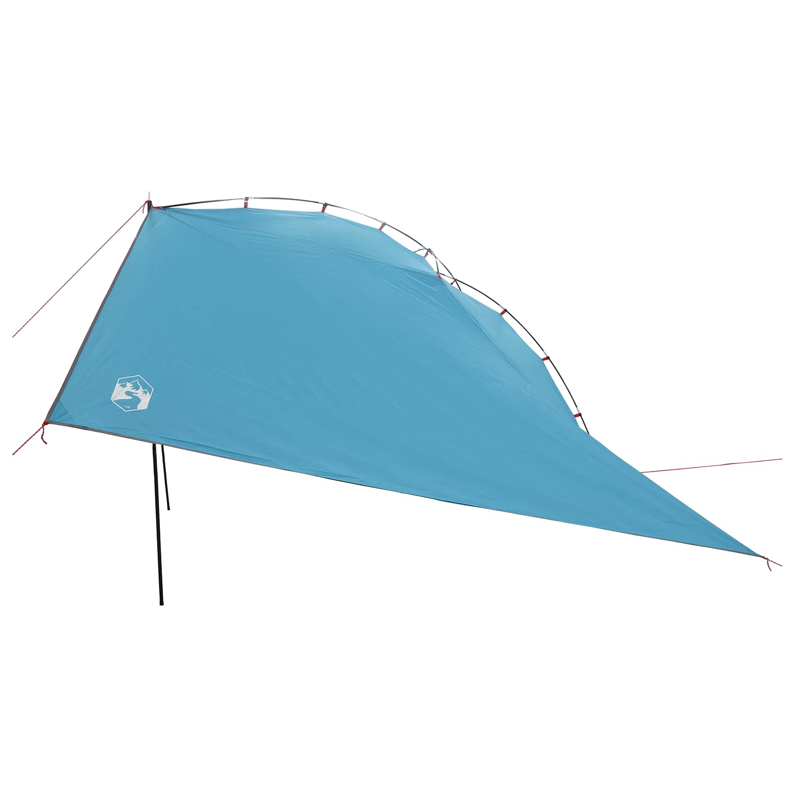 Tenda da auto Blu 350 x 250 cm Poliestere e Acciaio