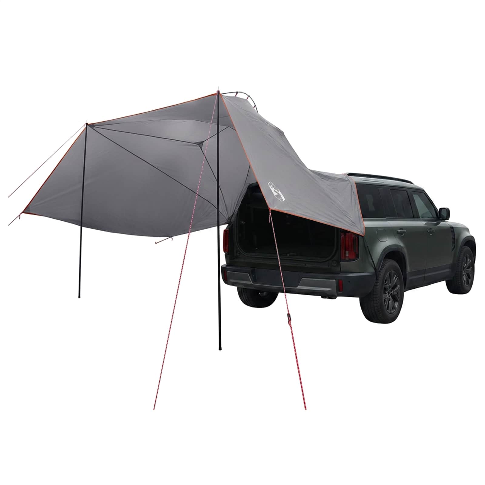Tenda da auto Grigio e arancione 350 x 250 cm