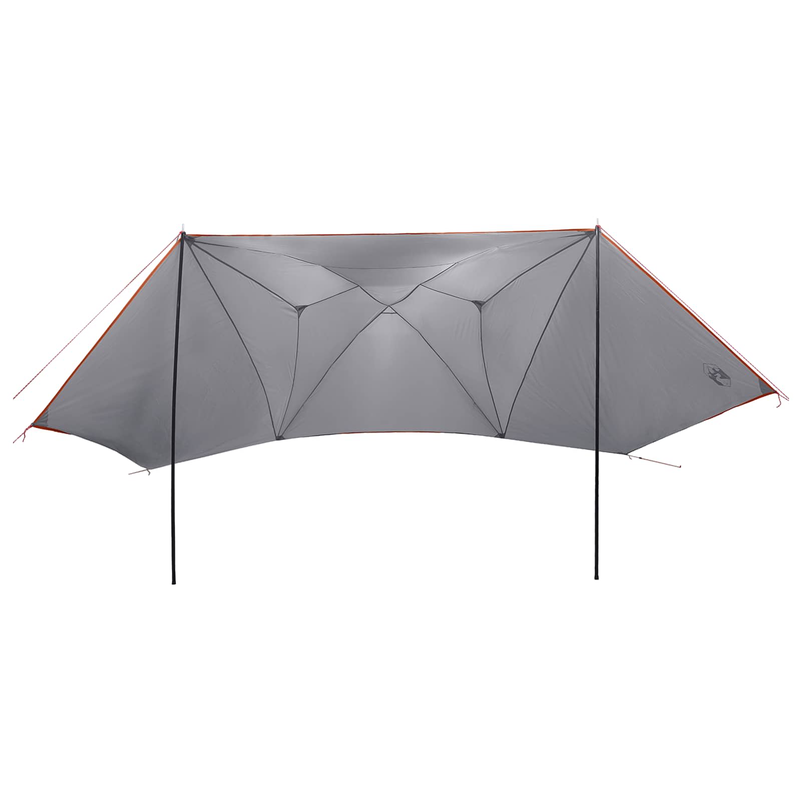 Tenda da auto Grigio e arancione 350 x 250 cm