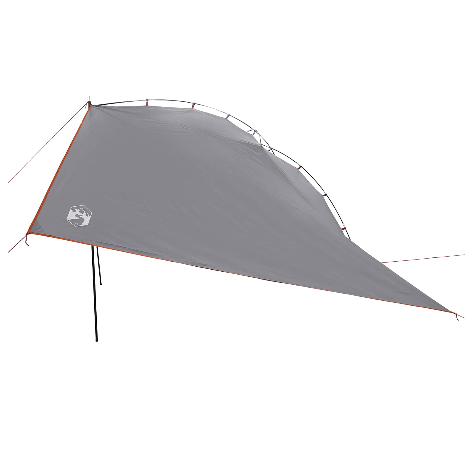 Tenda da auto Grigio e arancione 350 x 250 cm
