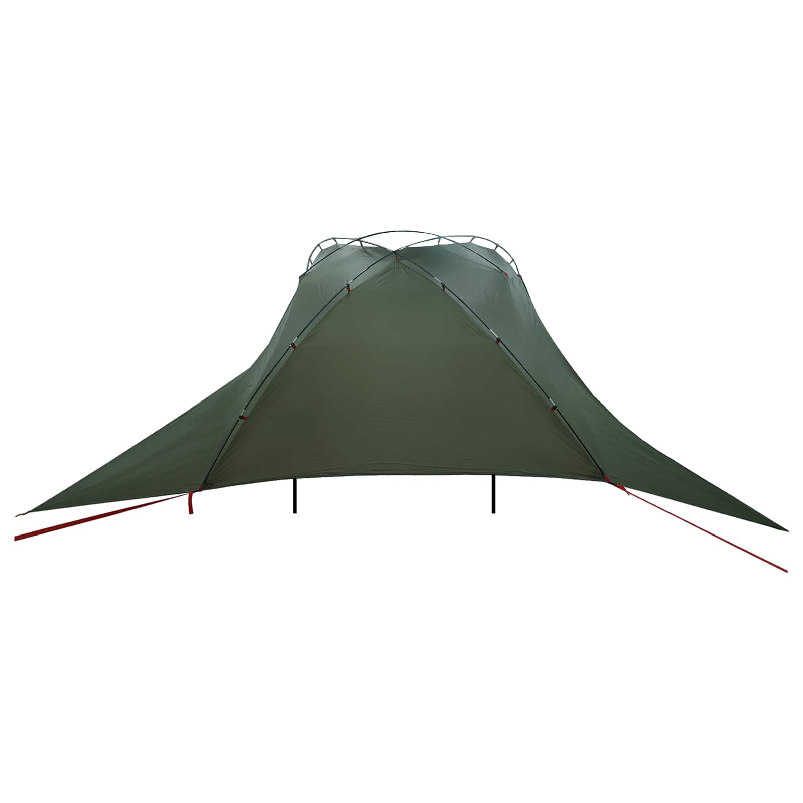 Tenda da auto Verde militare 350 x 250 cm Poliestere e Acciaio
