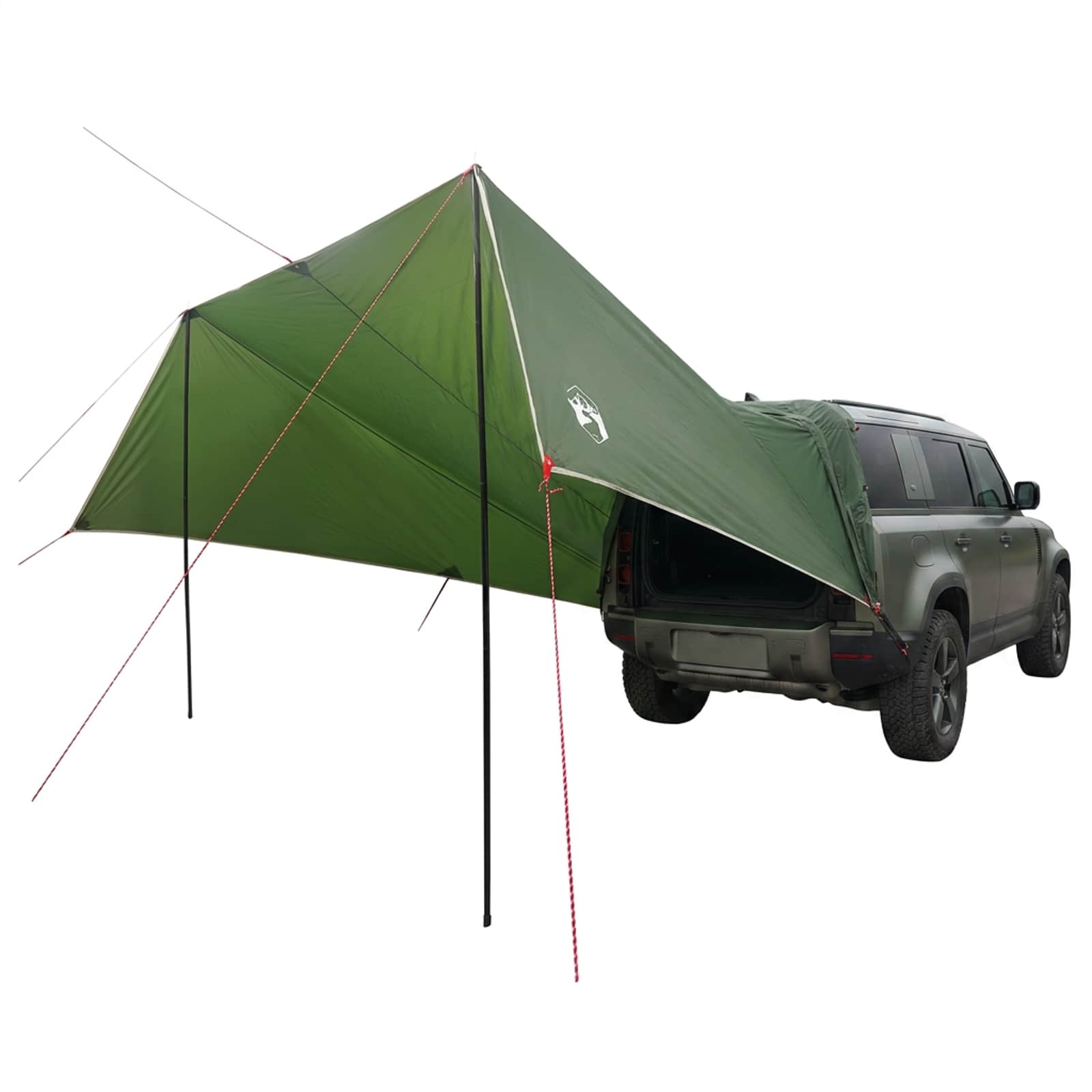 Tenda da veicolo Verde 500 x 515 x 215 cm Poliestere e Acciaio