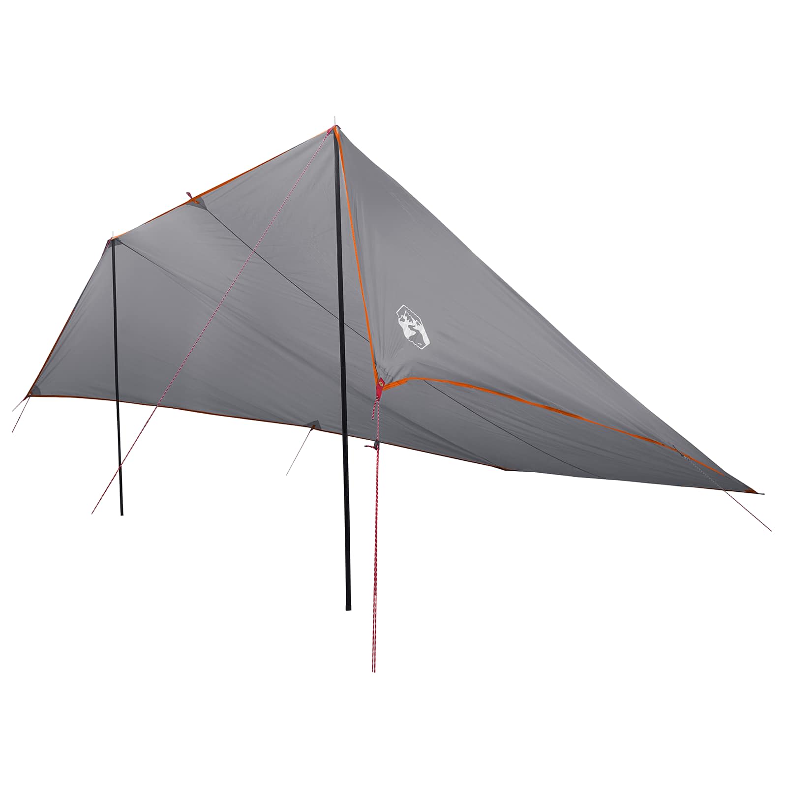 Tenda da veicolo Grigio e arancione 500 x 515 x 215 cm